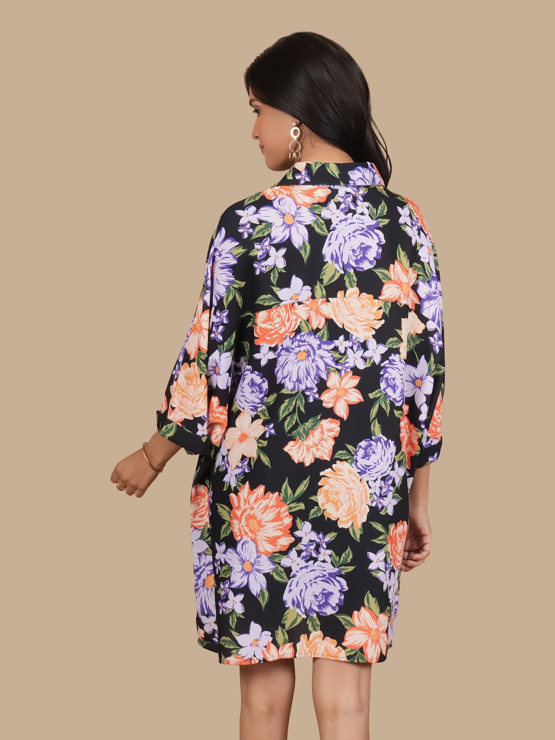 WILDFLOWER SHIRT DRESS
