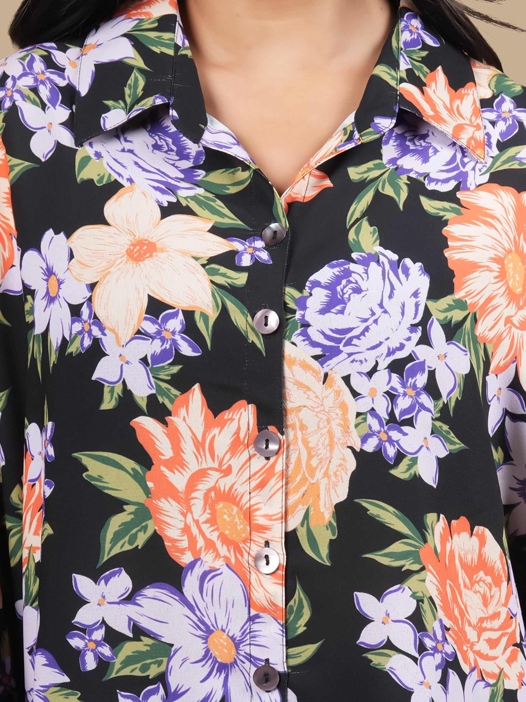 WILDFLOWER SHIRT DRESS