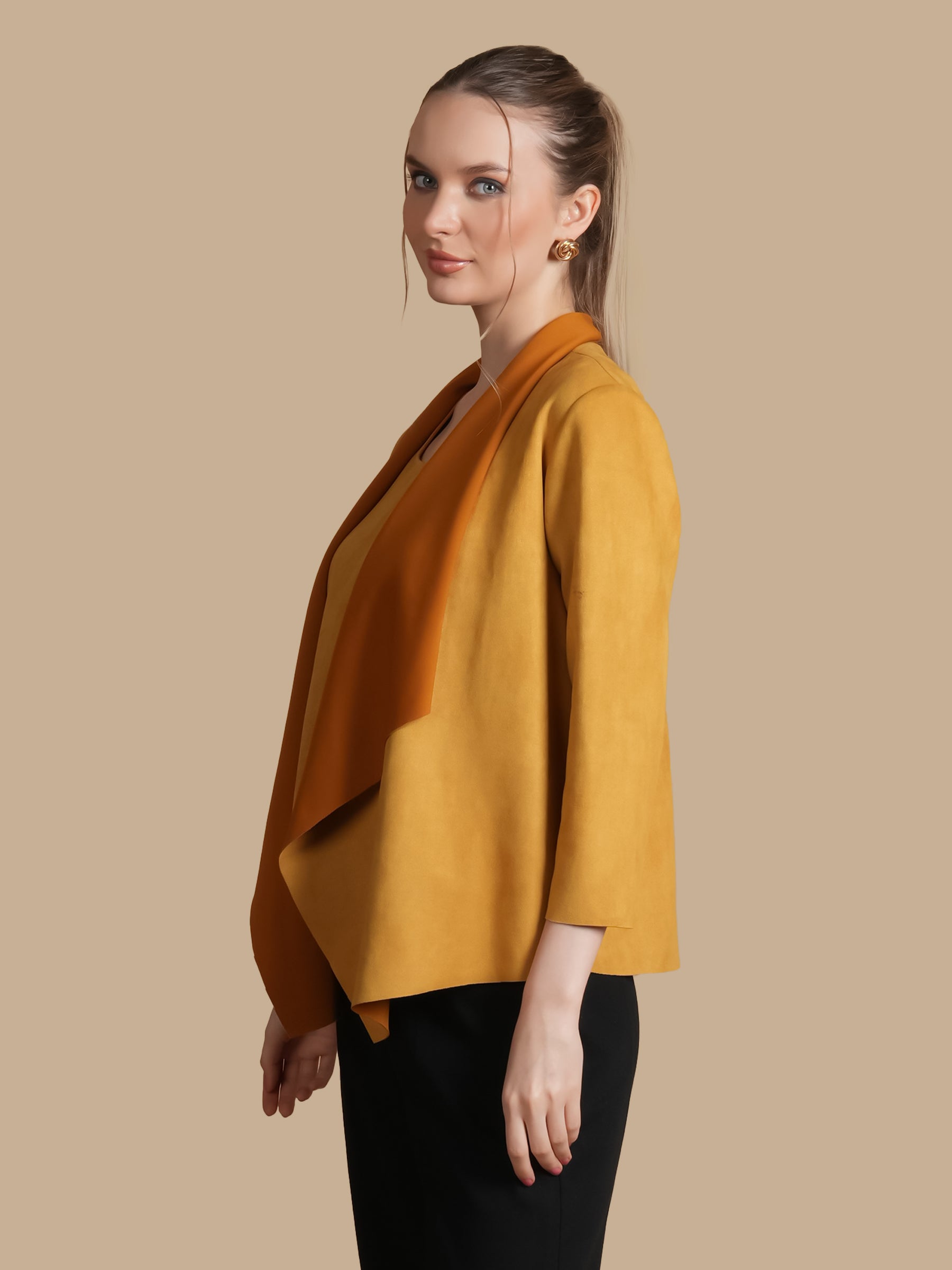 TWO PIECE SUEDE SHRUG  SET