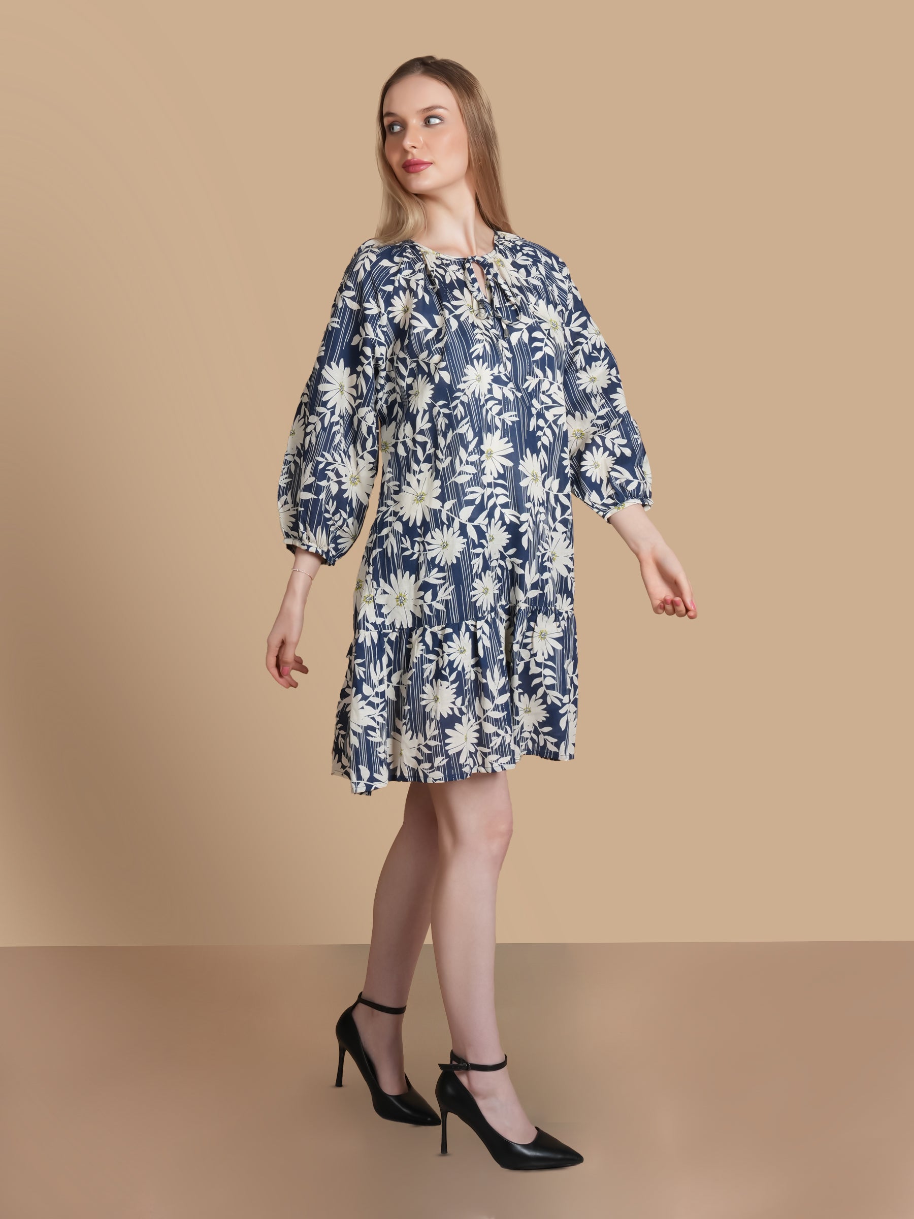 EDELWEISS FRONT TIE DRESS