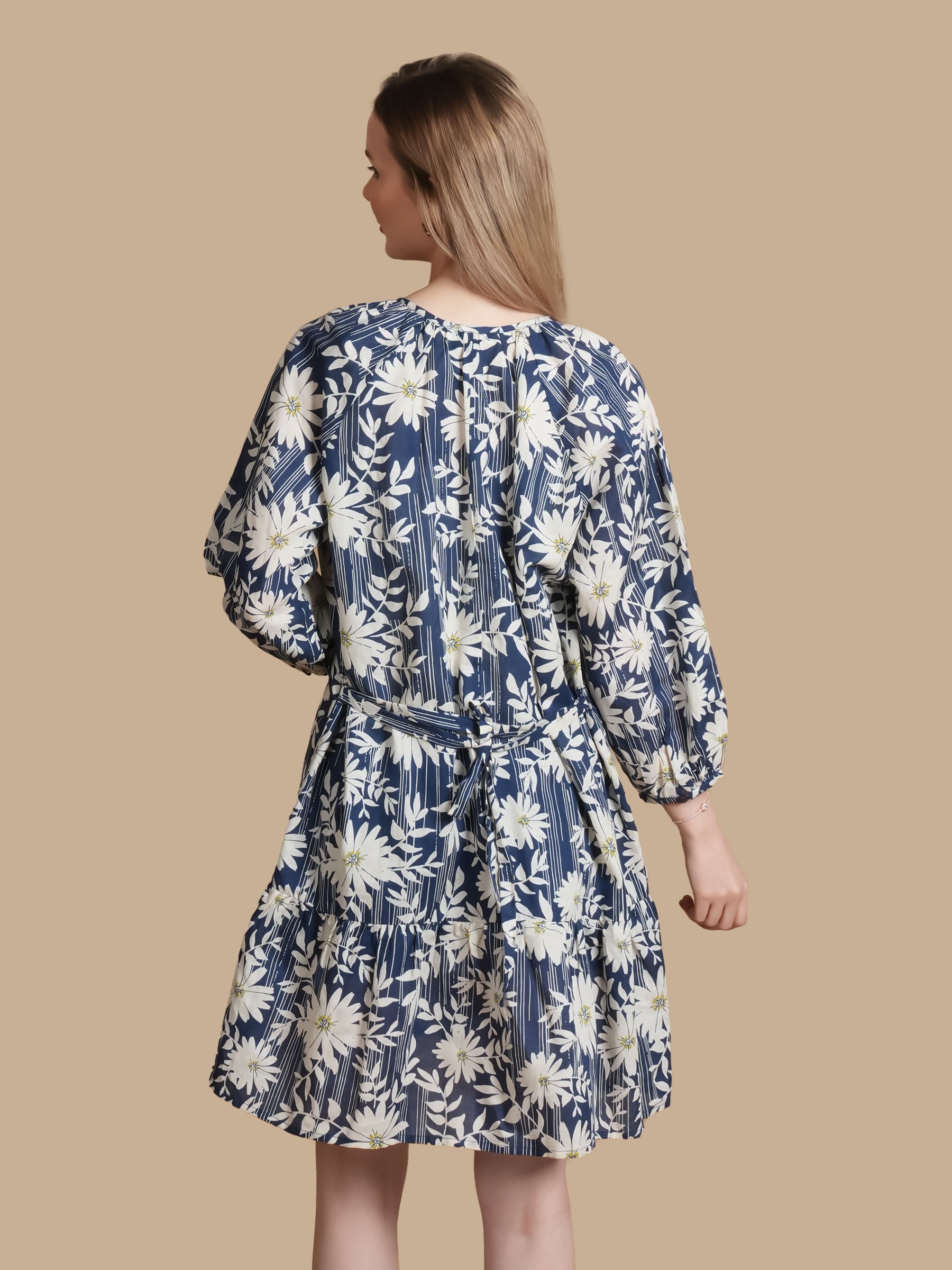 EDELWEISS FRONT TIE DRESS