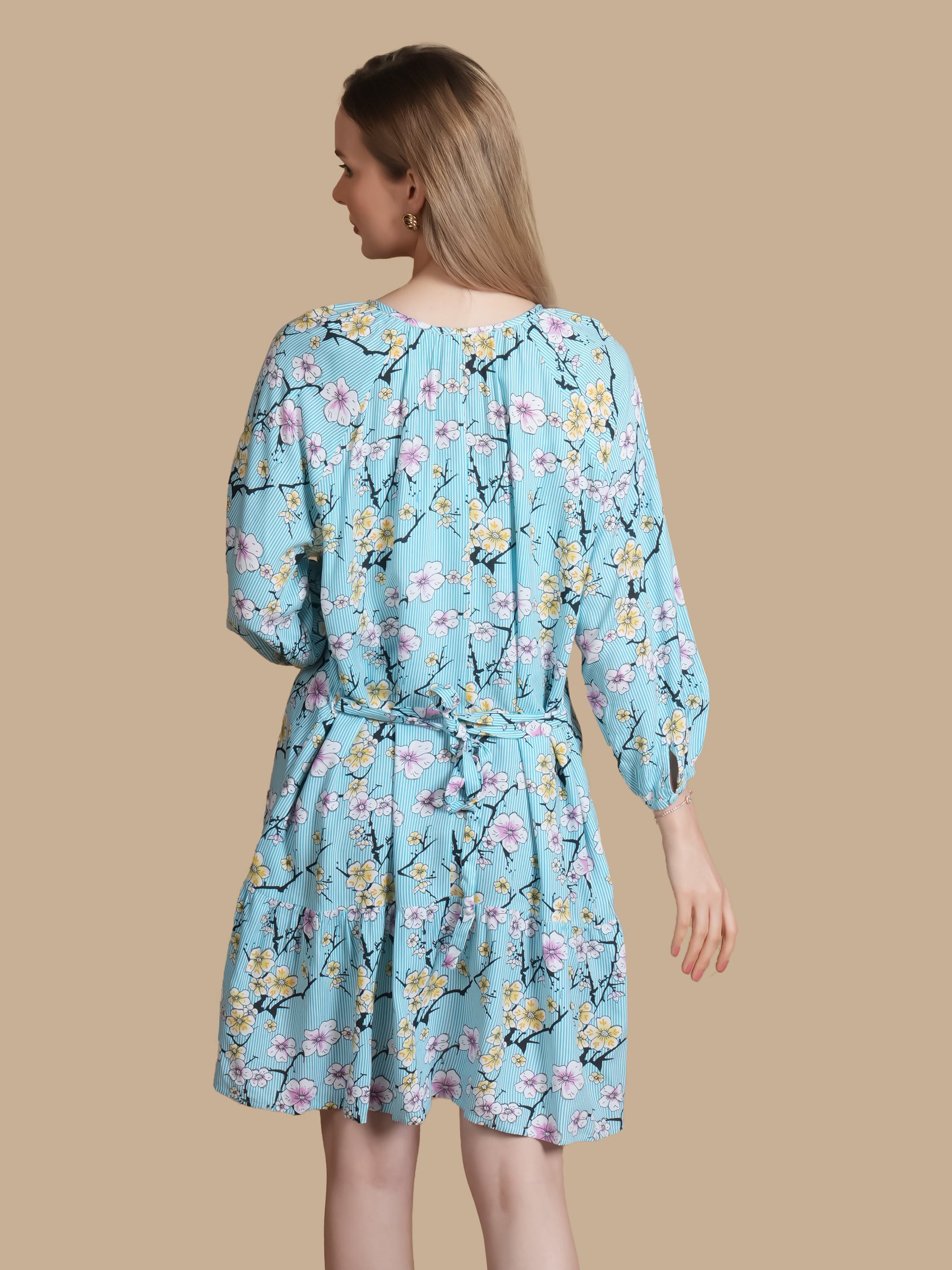 BREEZY FRONT TIE DRESS