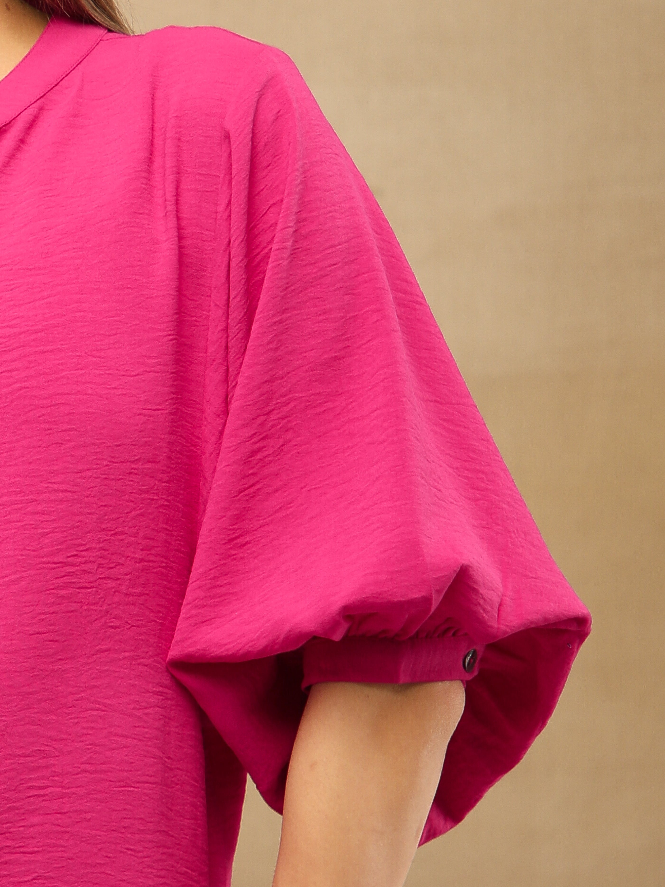 Drop Armhole Magenta Co-ord Set
