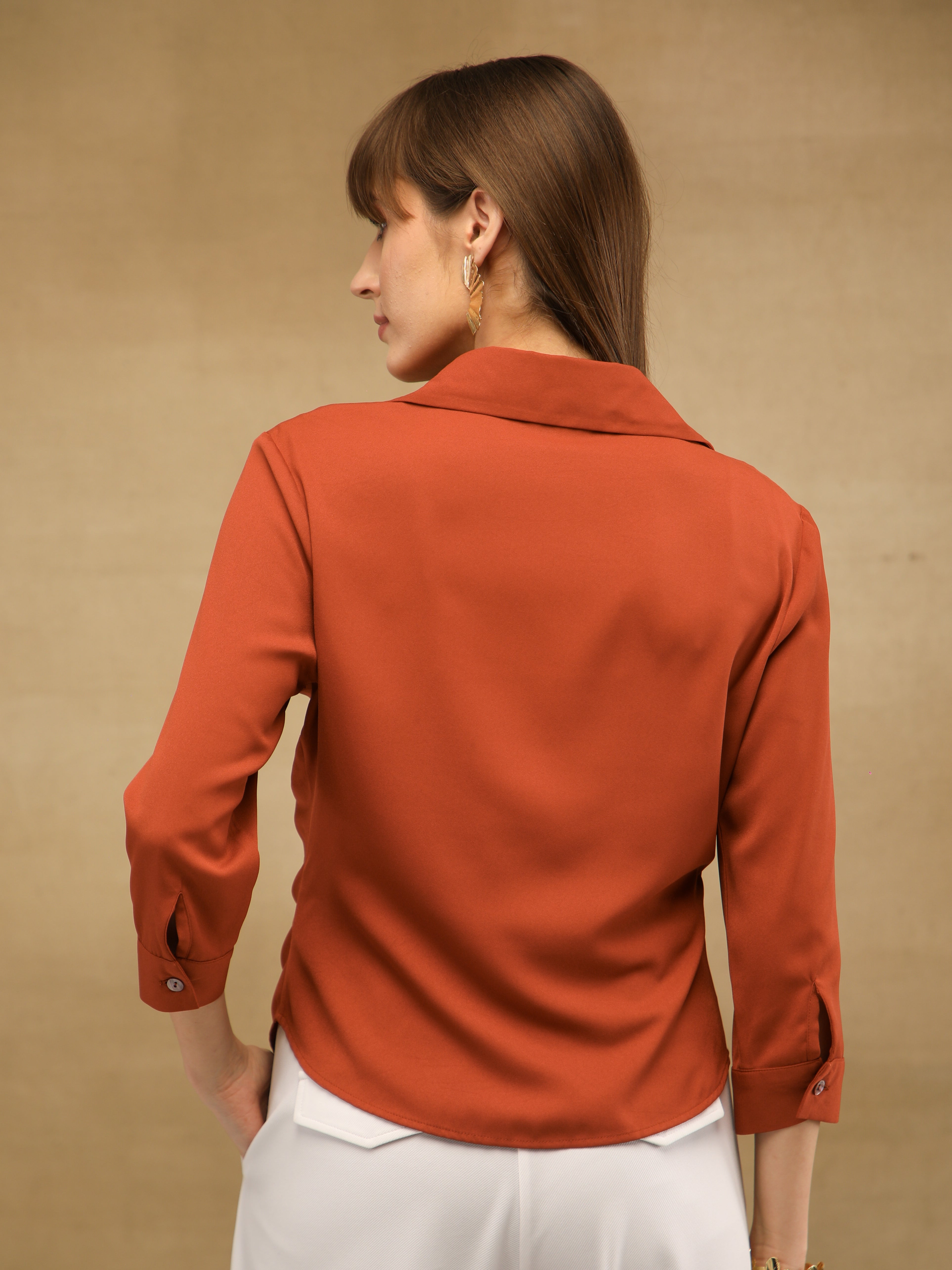 Ember Front Gathered Shirt