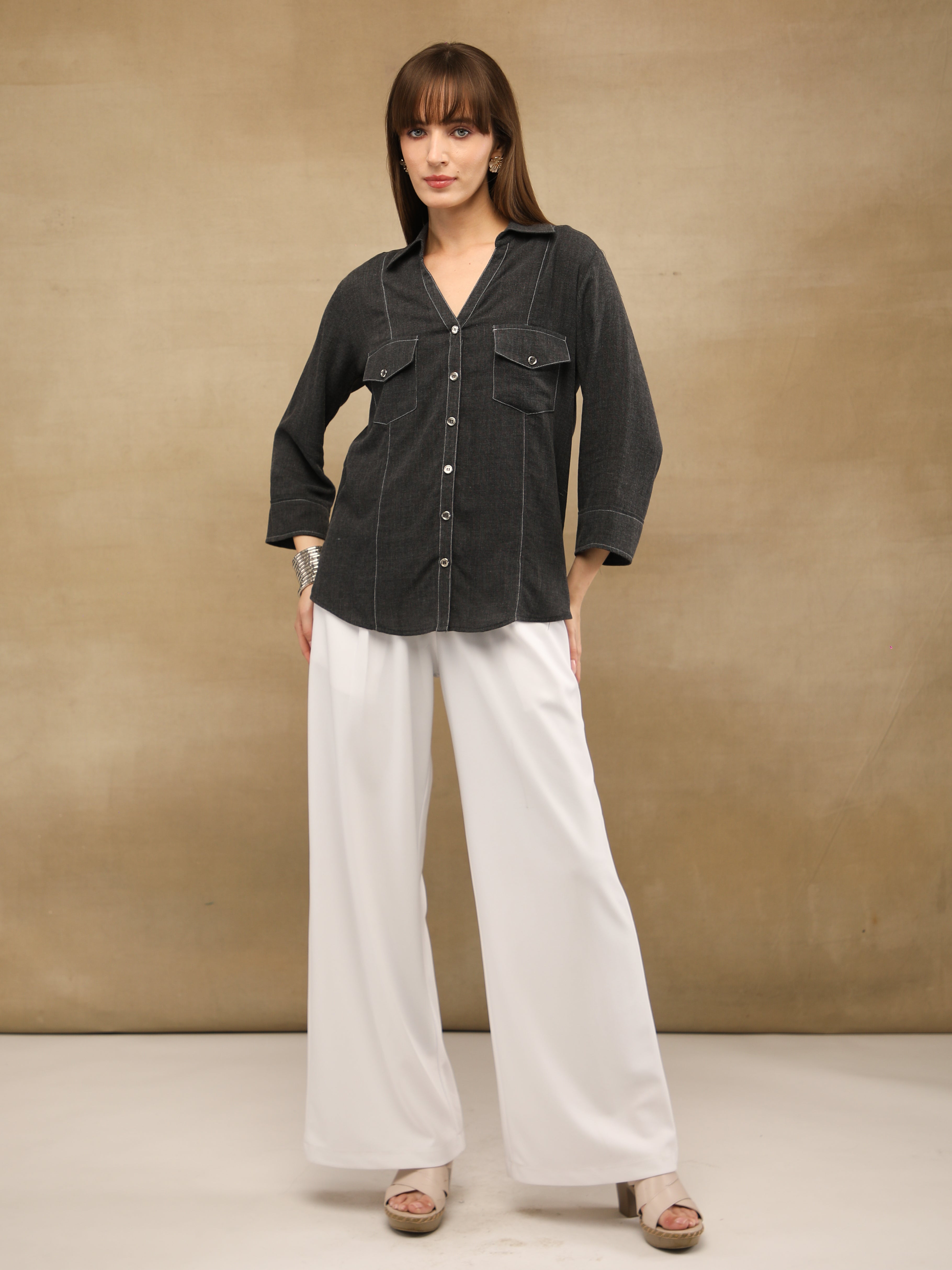 Linen Melange Moonrise Shirt