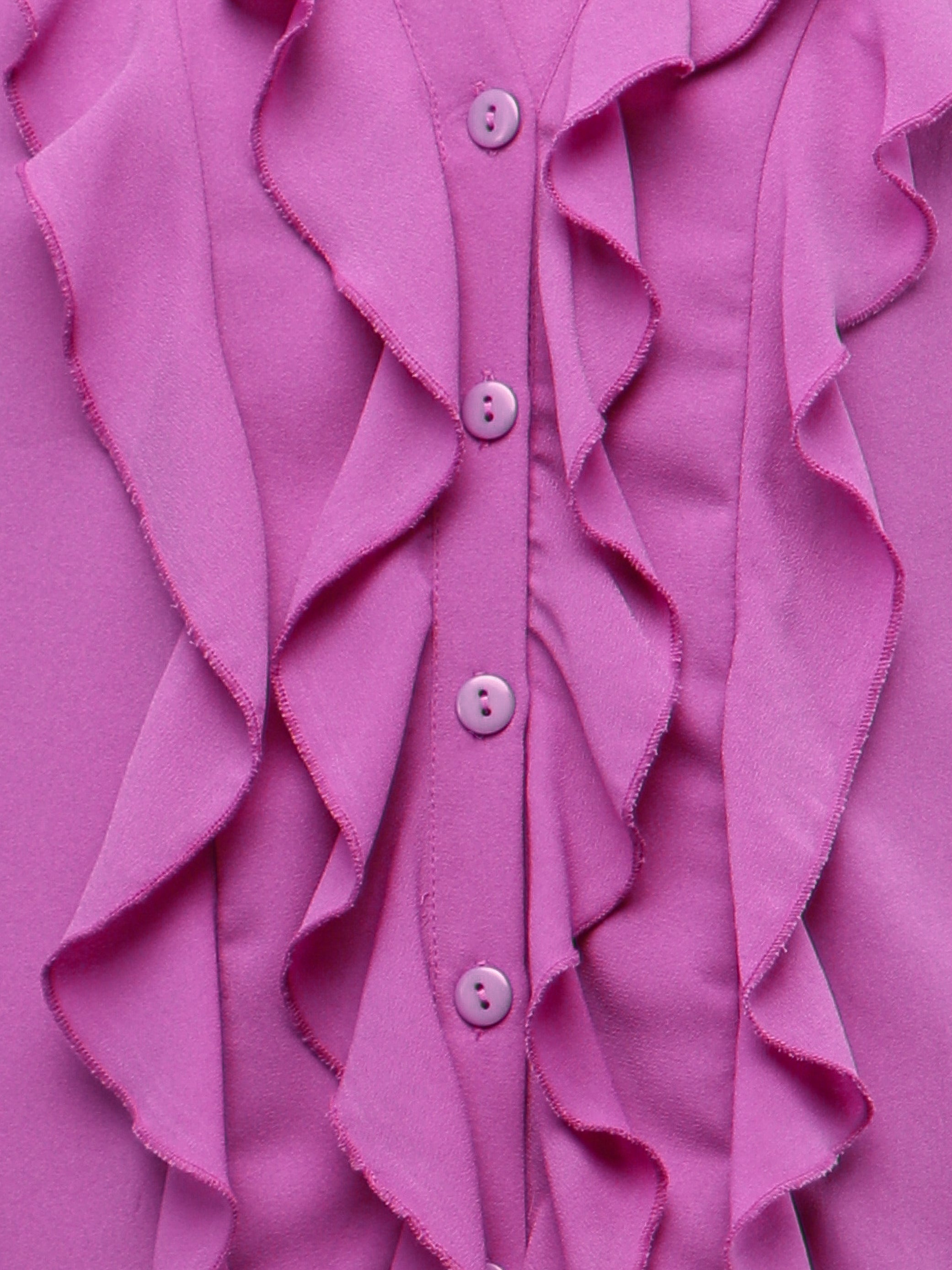 Grape Front Frill Shirt