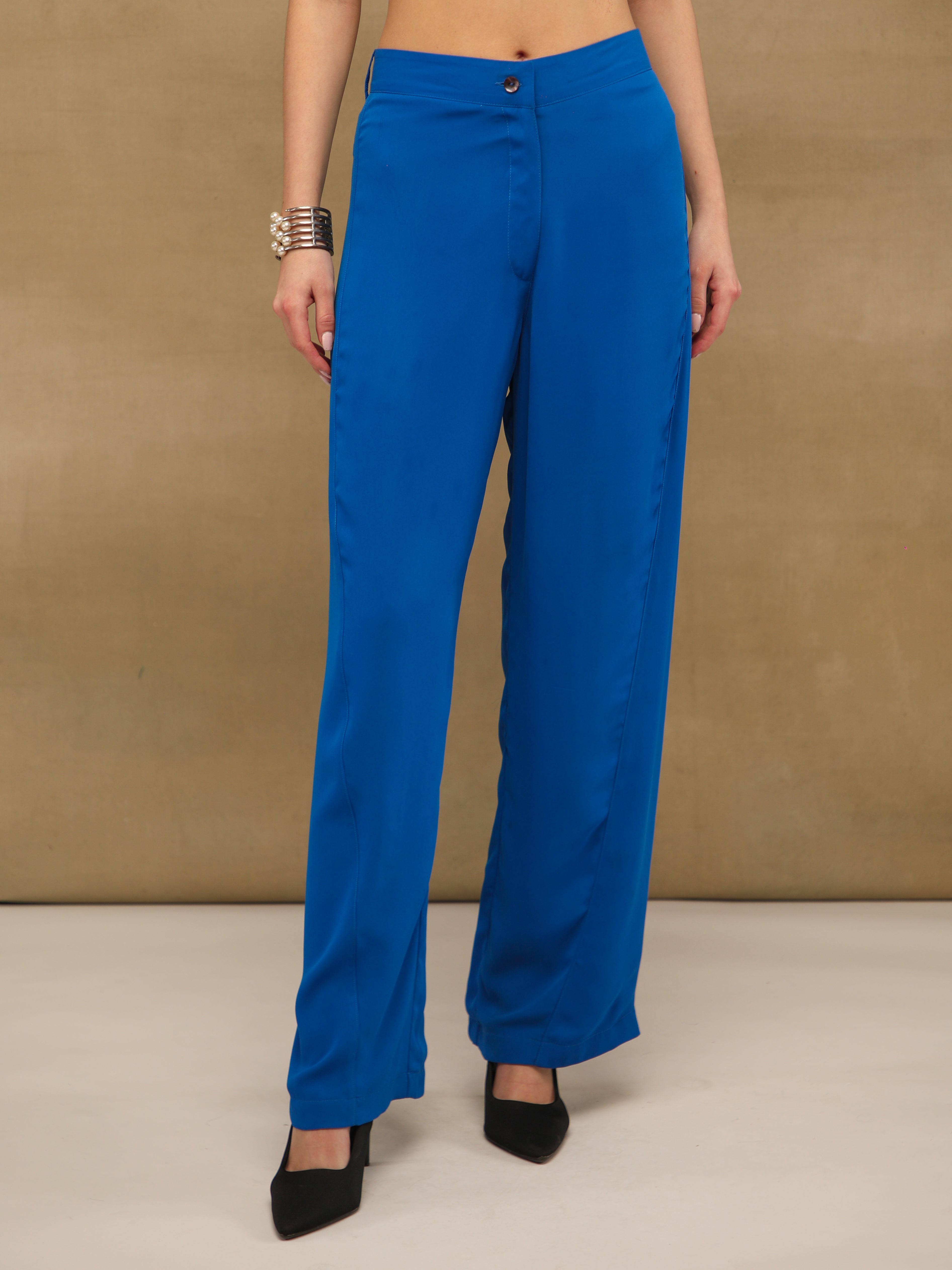 Royal Blue Butterfly Sequins Co-ord Set