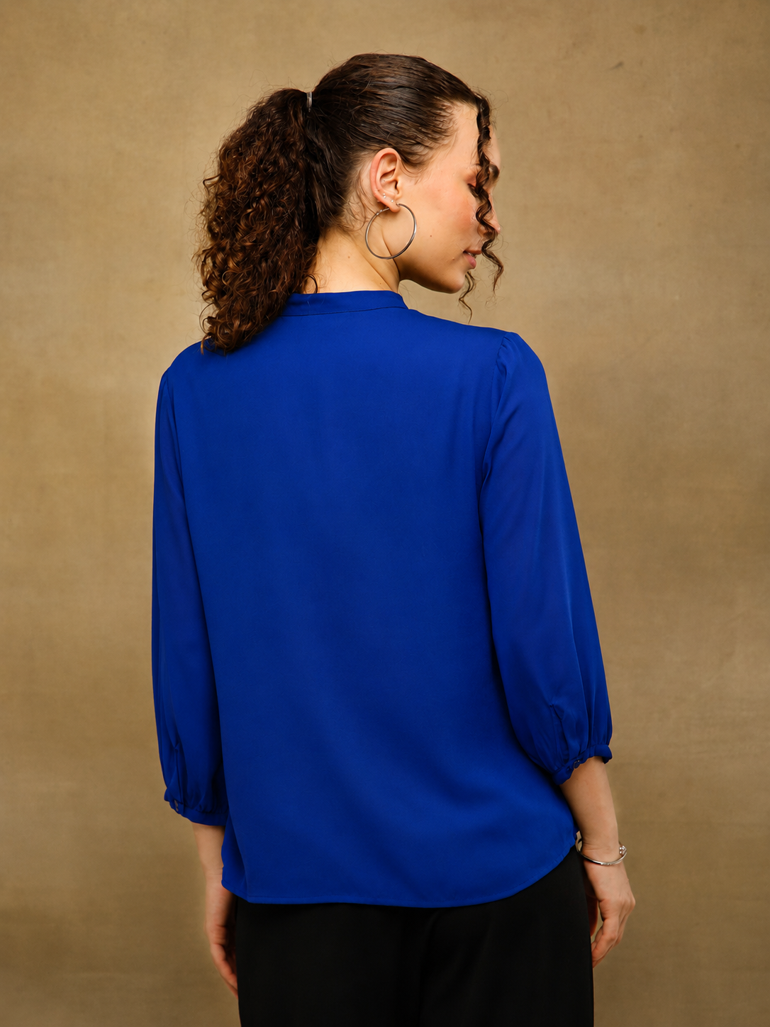 Royal Blue Rhinestone Shirt (Copy)