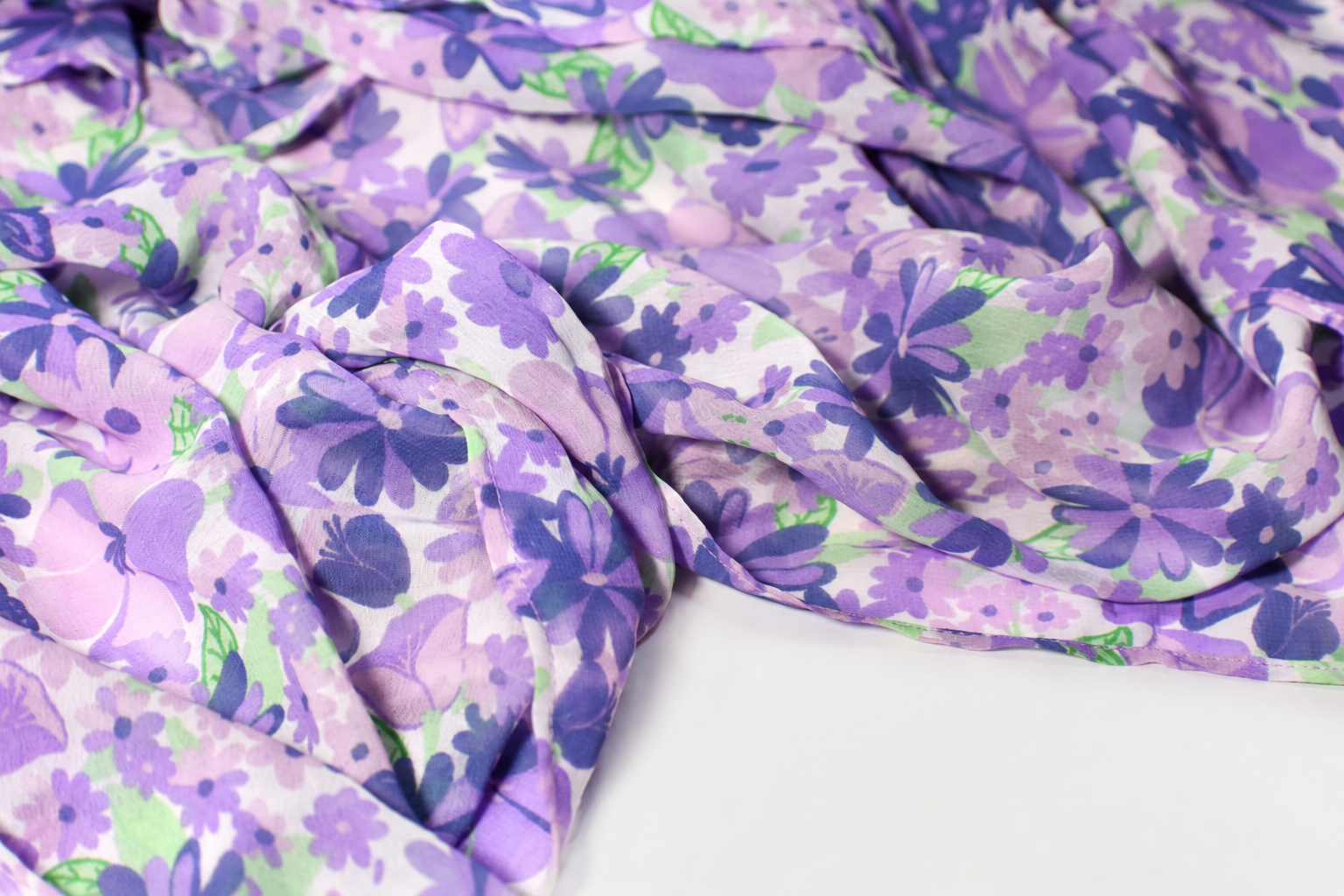 Lavender Bloom Scarf