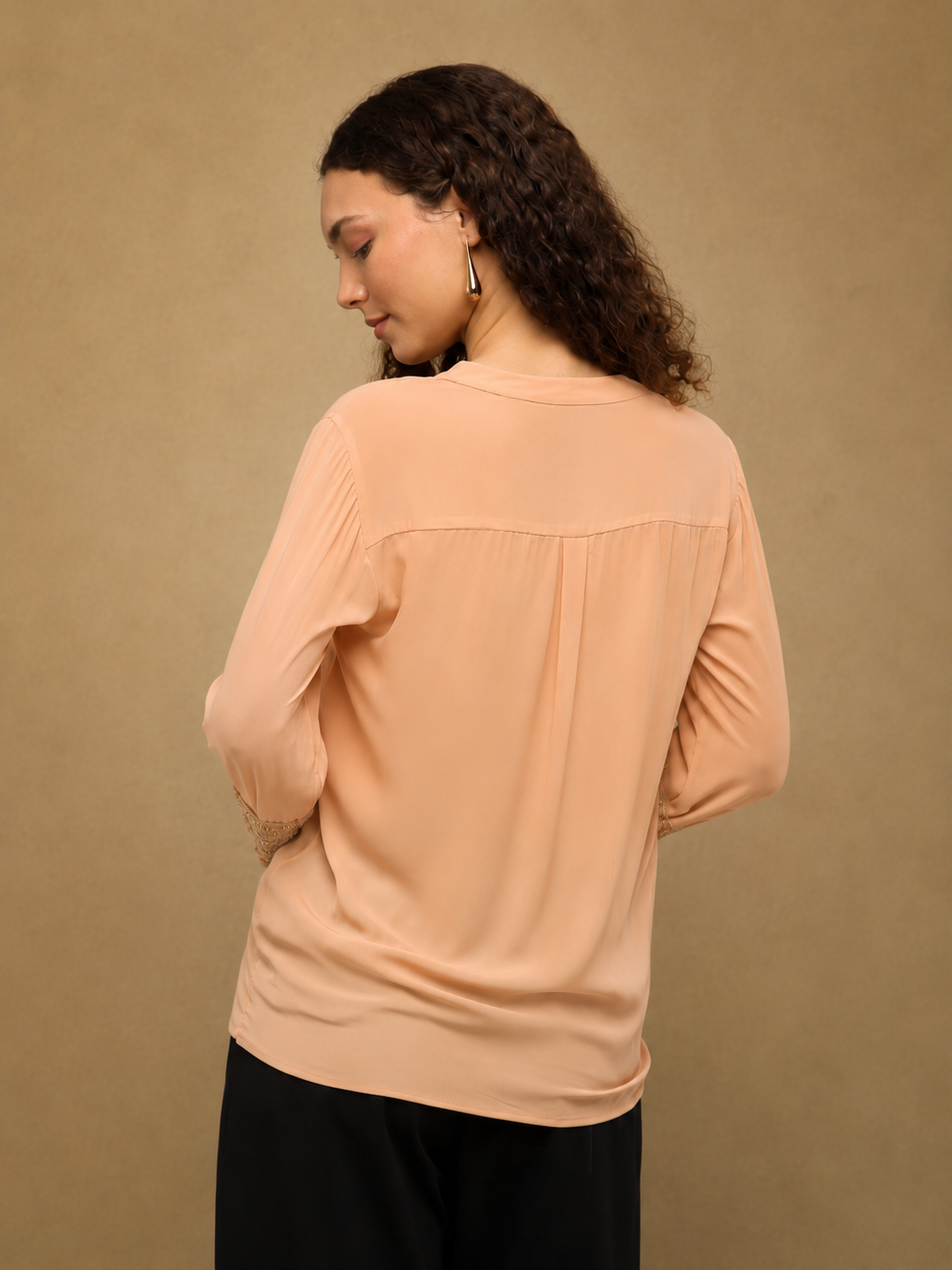 Light Pink  Embellished Top