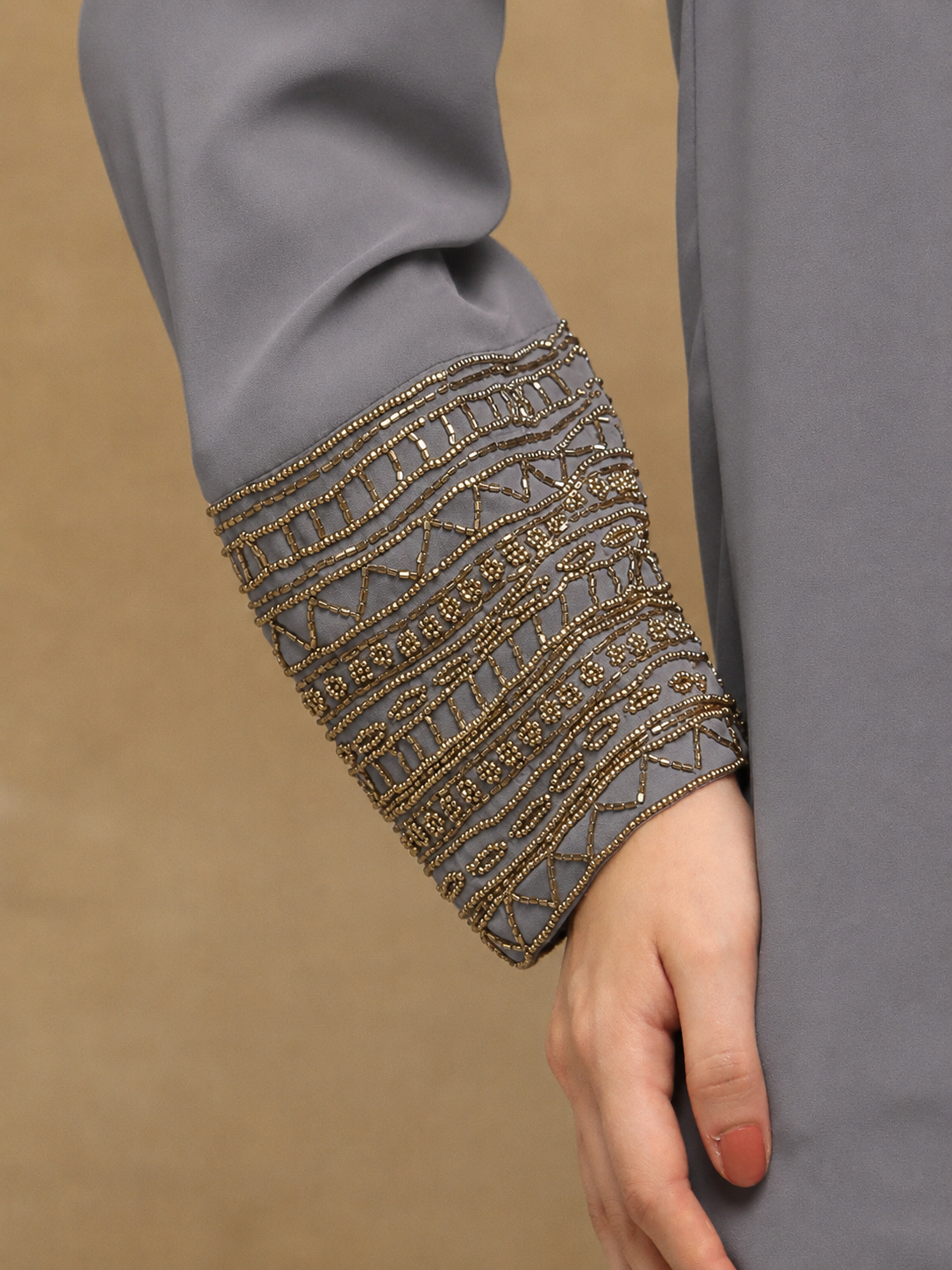 Charcoal Embellished Top