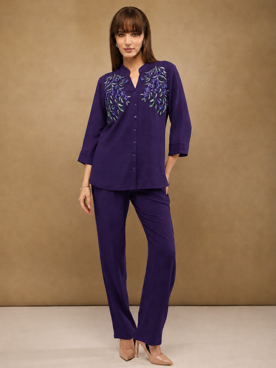 Violet Blossom Shirt