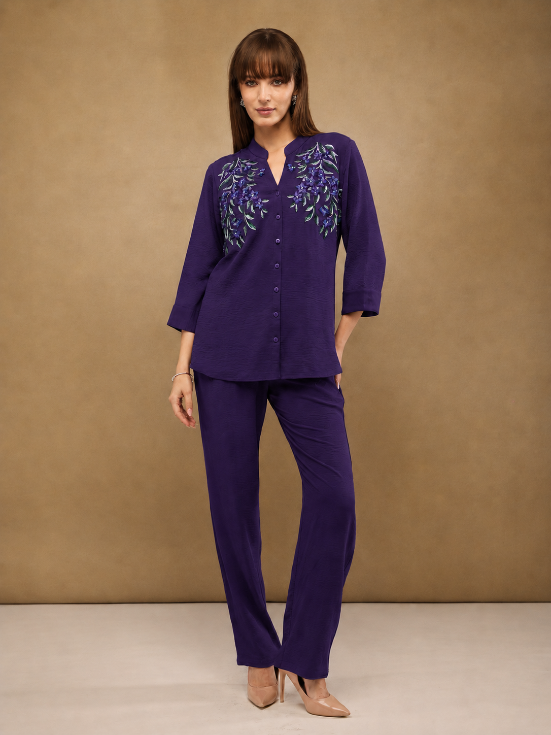 Violet Blossom shirt