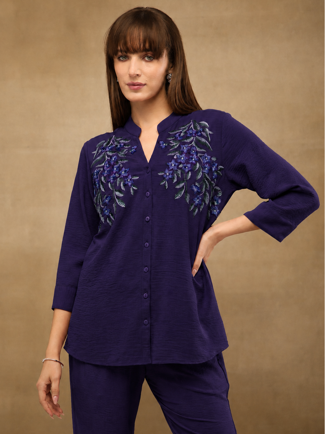 Violet Blossom Shirt