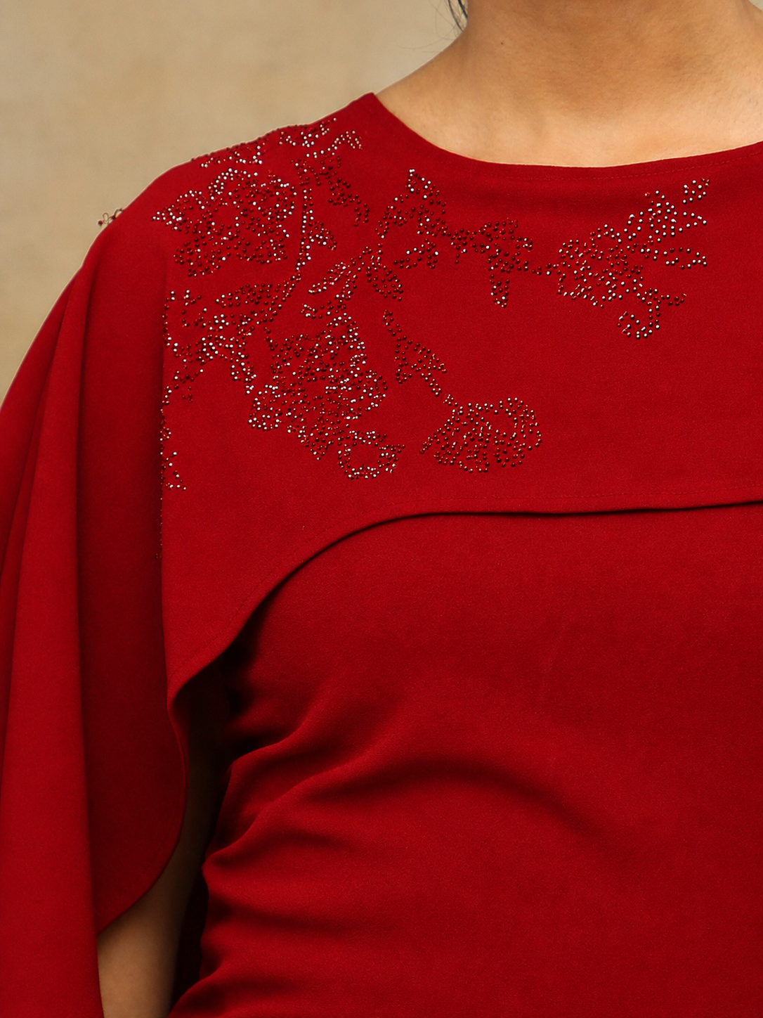 Eclipse Cape Midi Dress (Copy)