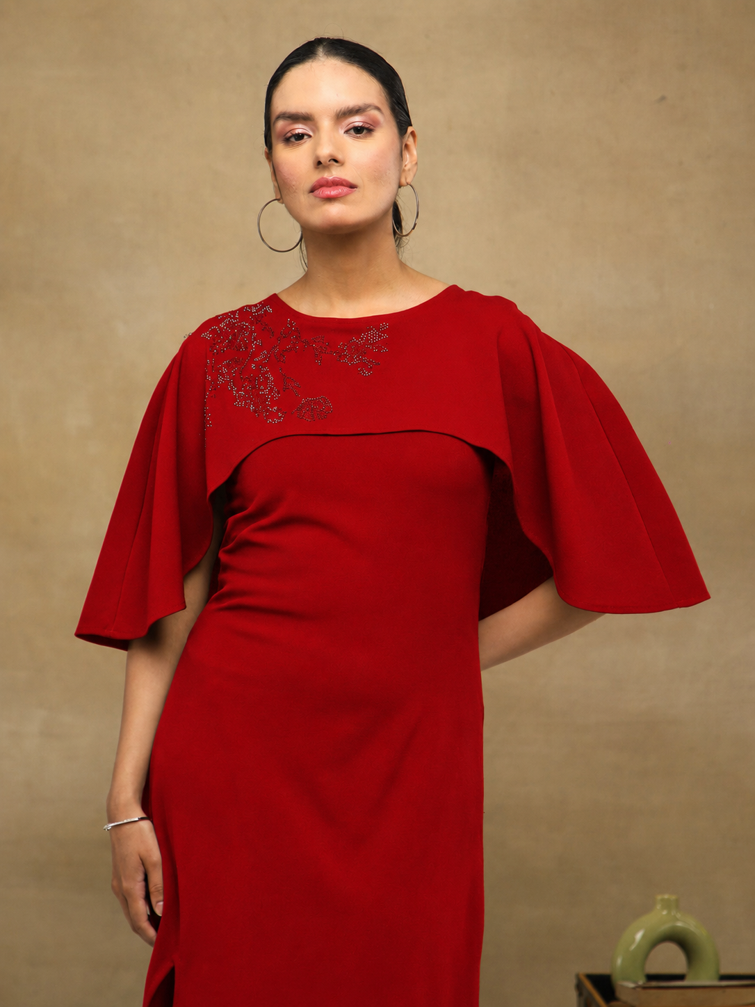 Eclipse Cape Midi Dress (Copy)