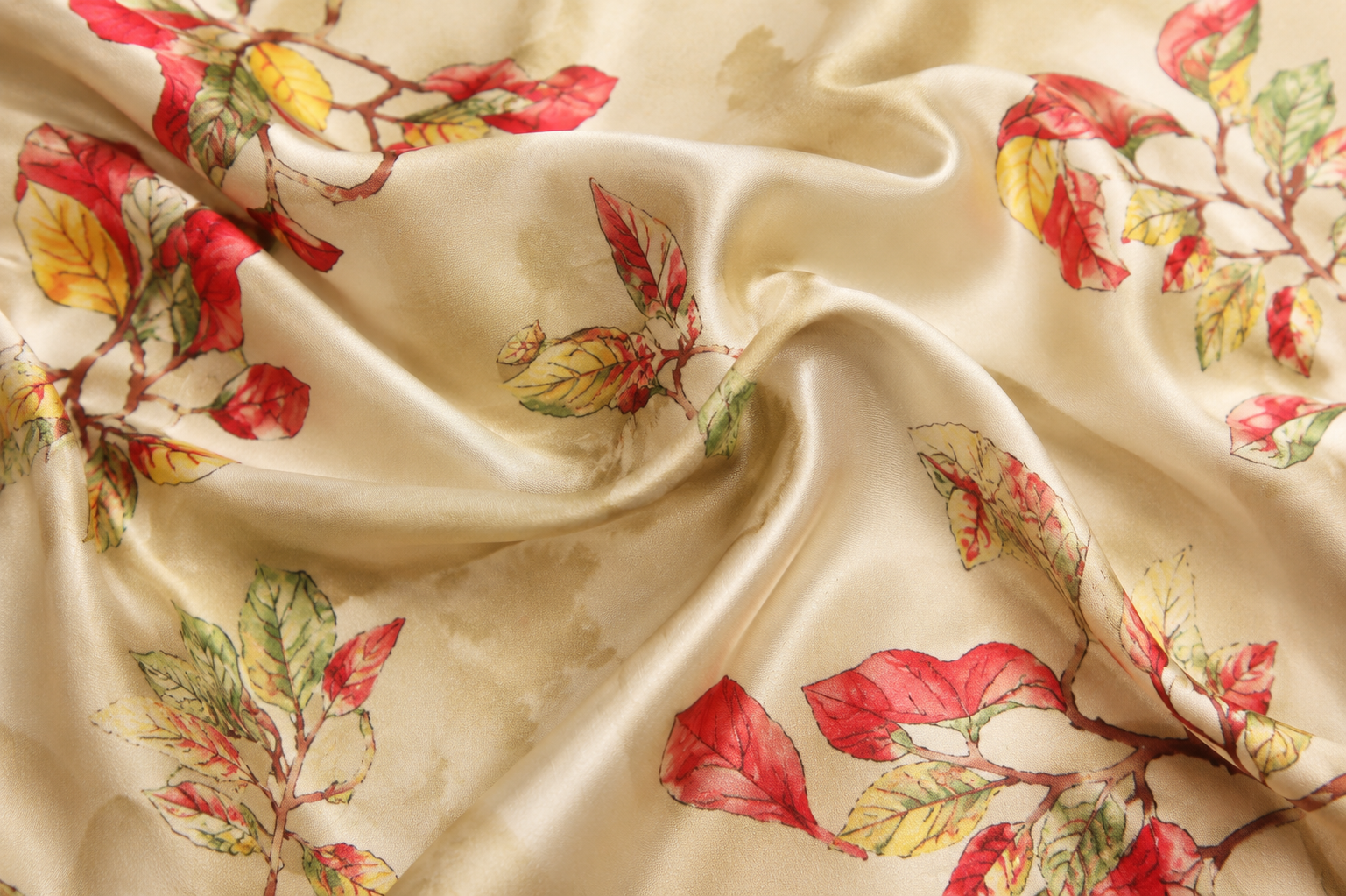 Crimson Petals Scarf