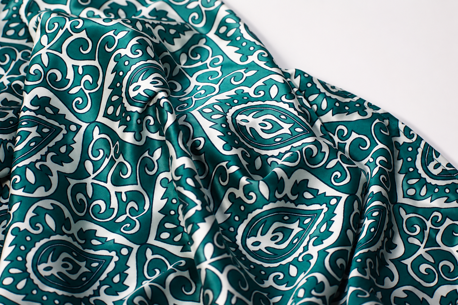 Emerald Paisley Scarf
