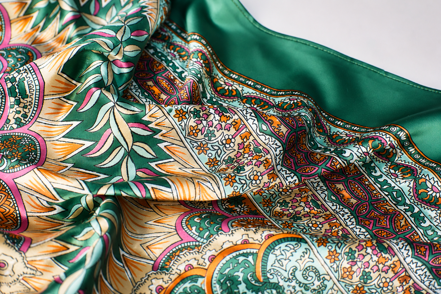 Emerald Mandala Scarf
