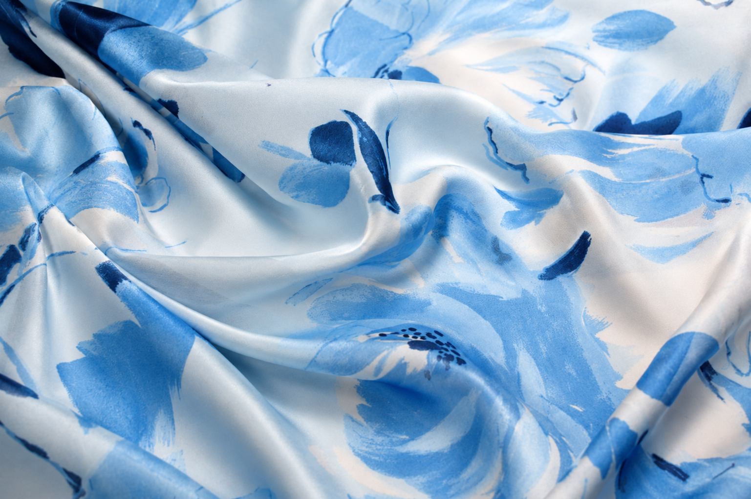 Azure Bloom Scarf