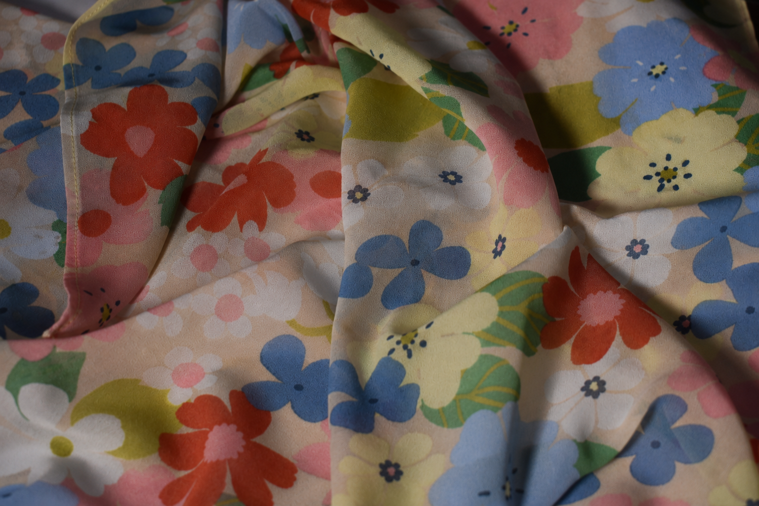 Pastel Meadow Bloom Scarf
