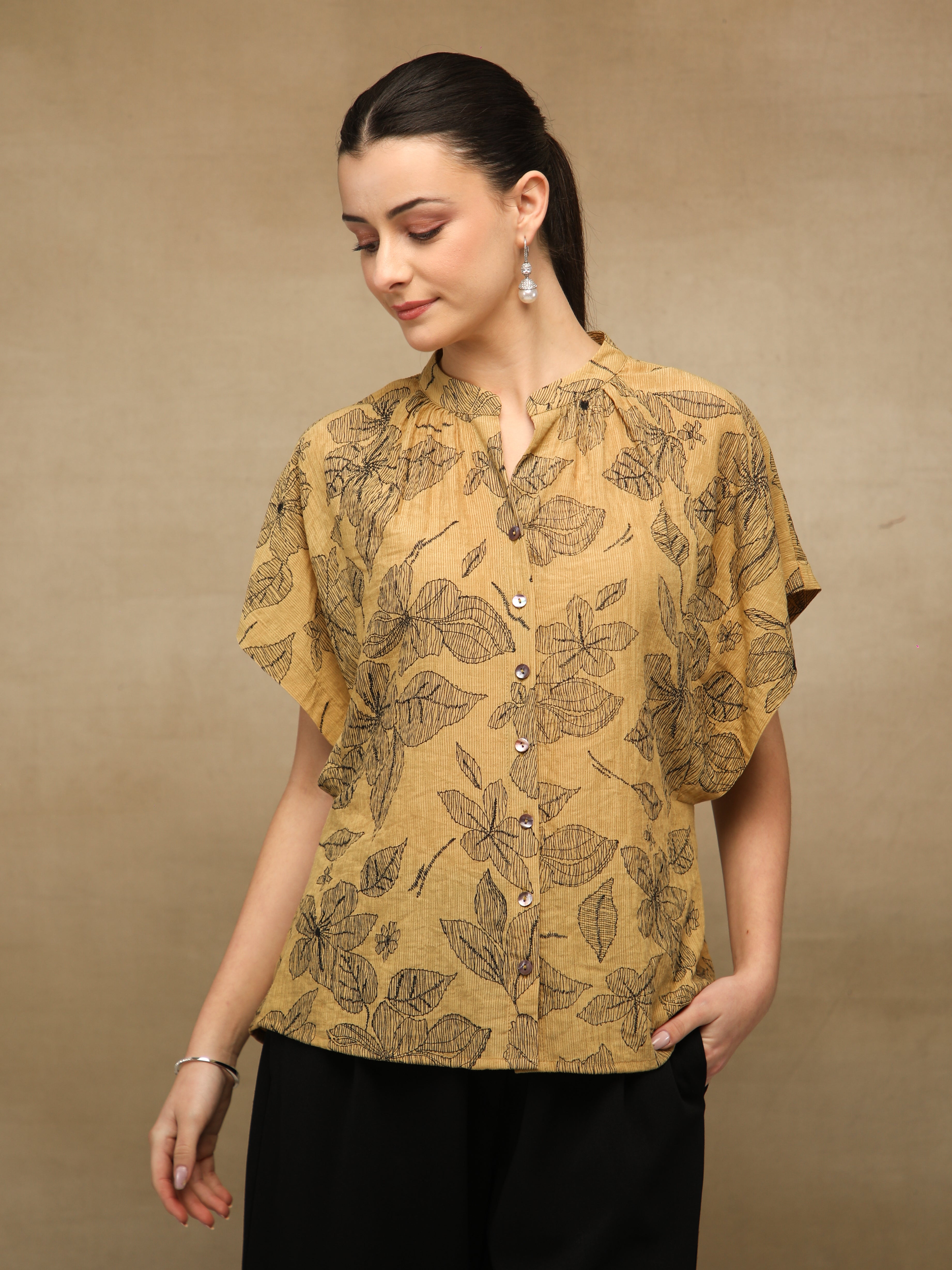 Mustard Ink Top