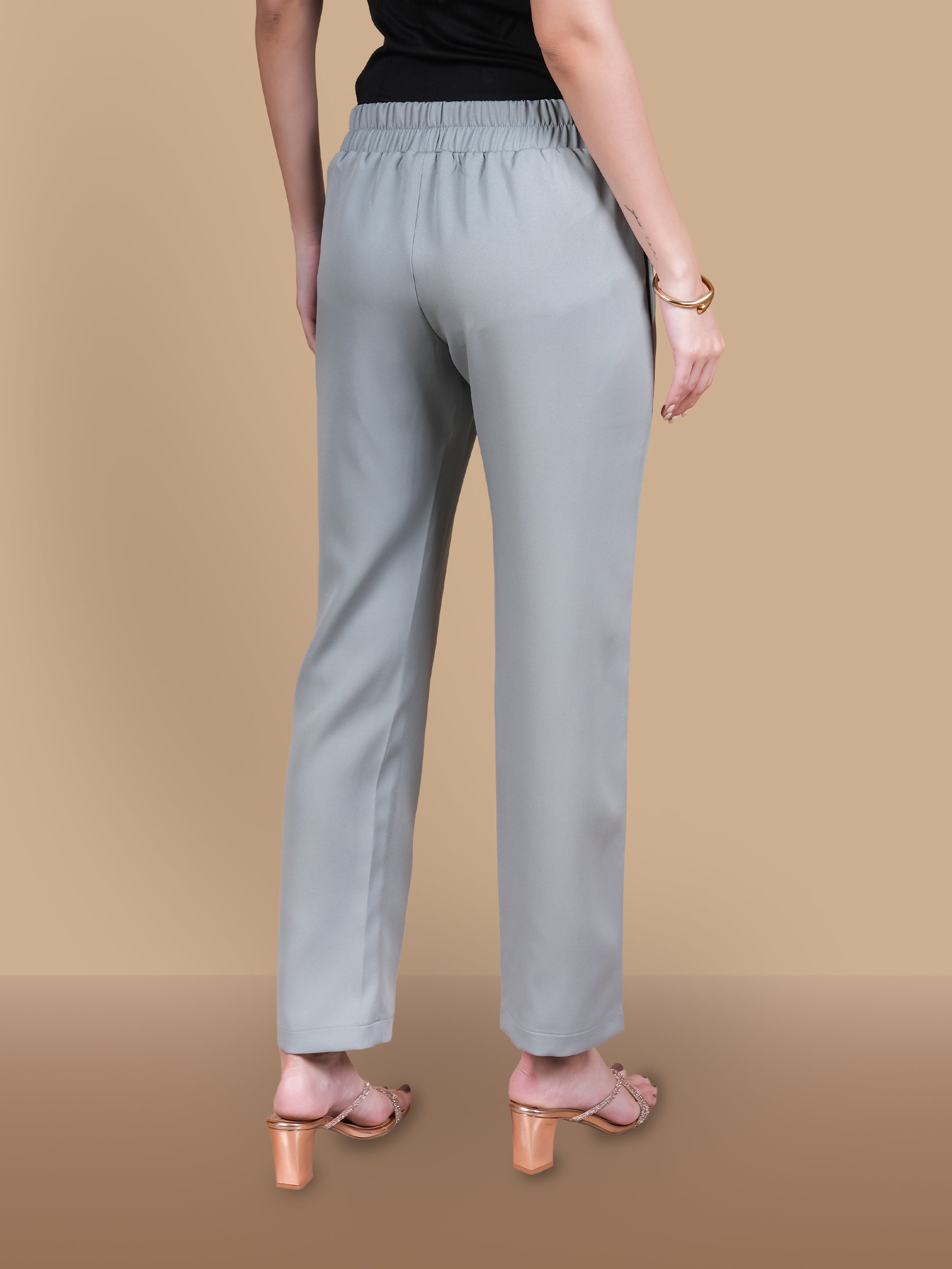 POWDER BLUE COORD SET WITH  SCARF