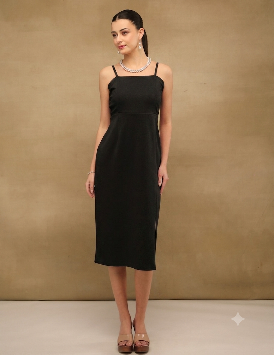 Black Midi Dress