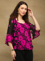 Black and Fuchsia