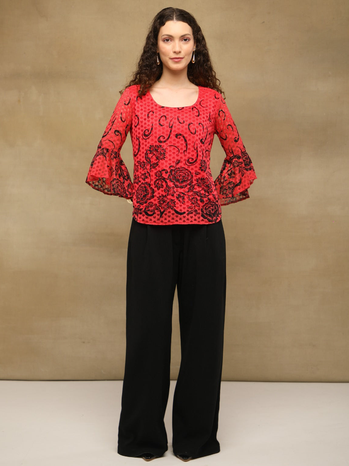 Ruby Noir Top