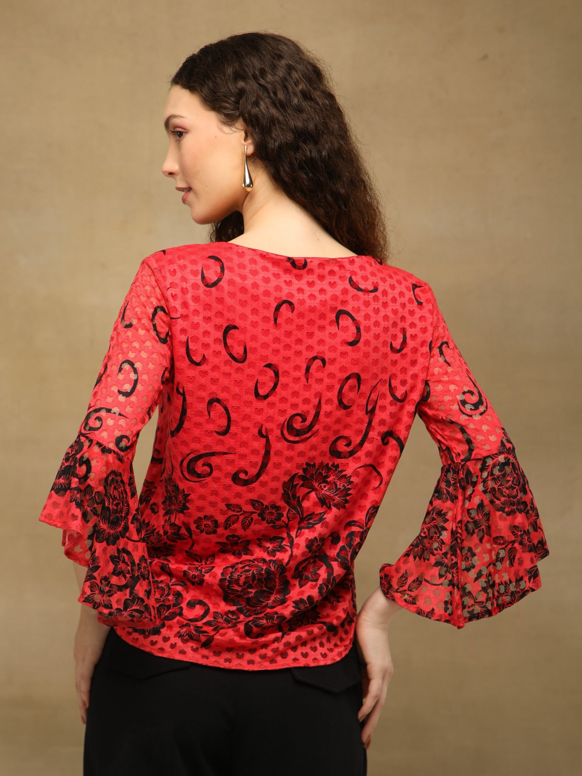 Ruby Noir Top