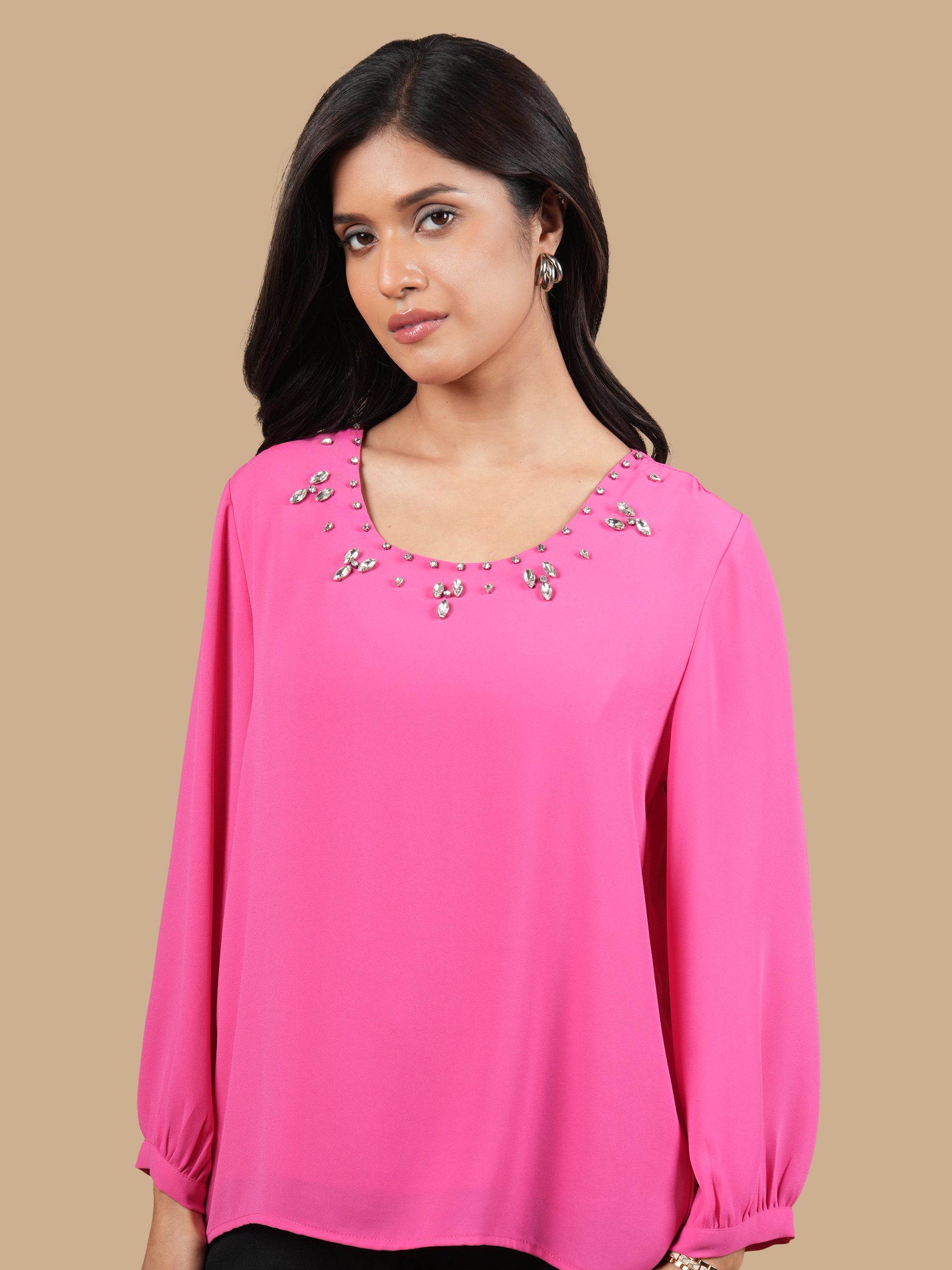 DUAL CRYSTAL PINK TOP