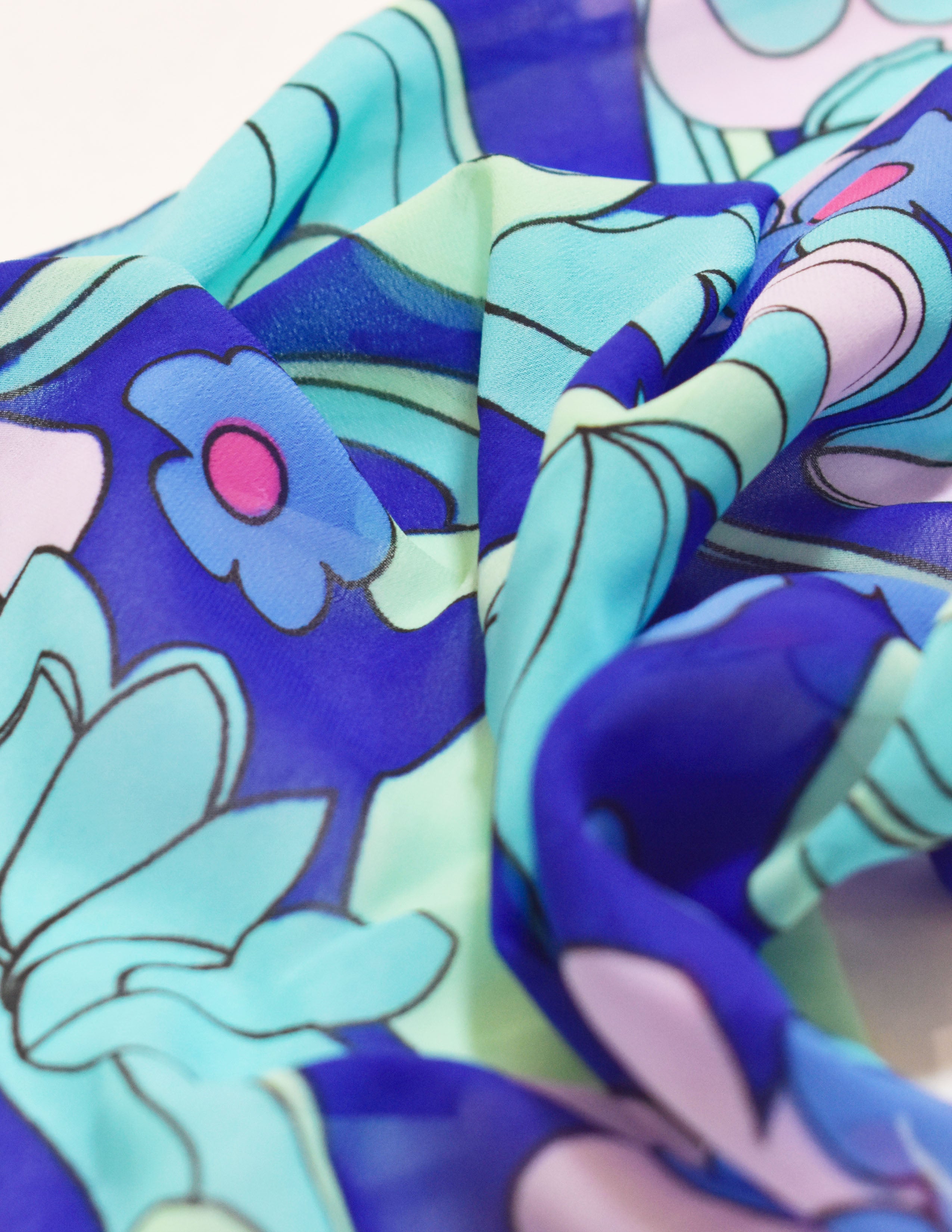 Azure Bloom Scarf