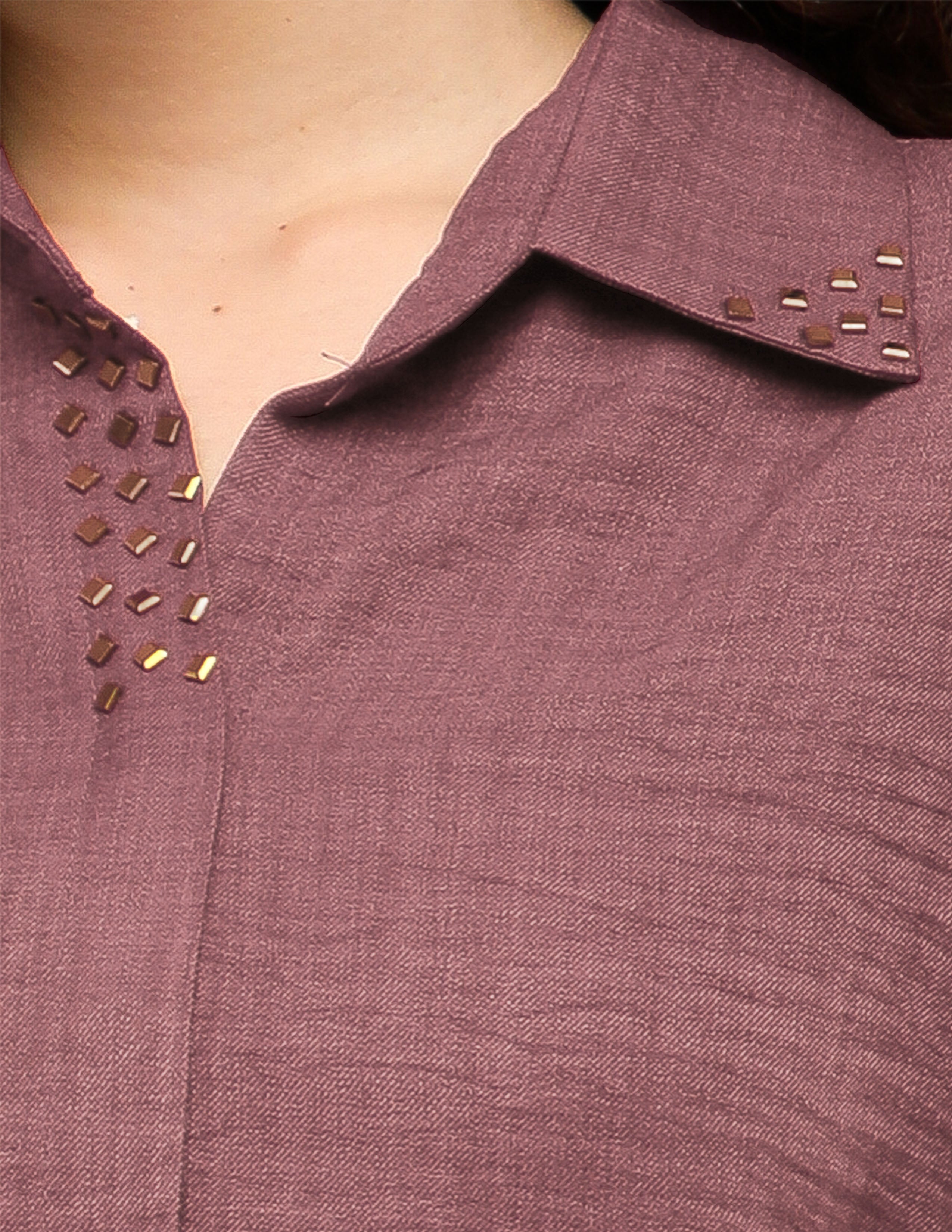 not Wine Swarovski Linen Co-ord Set (Copy)