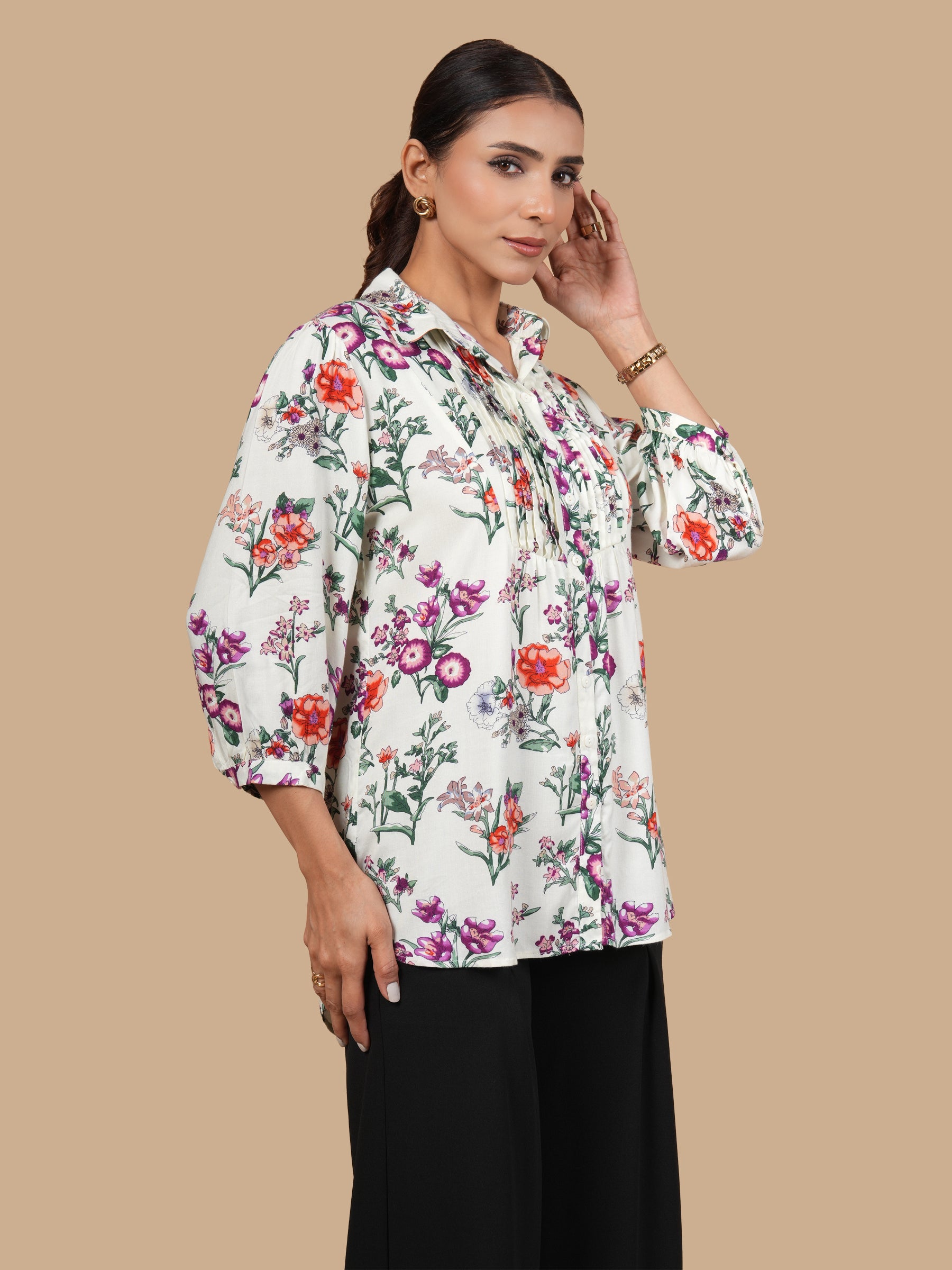 FLORAL PRINTED SHIRT