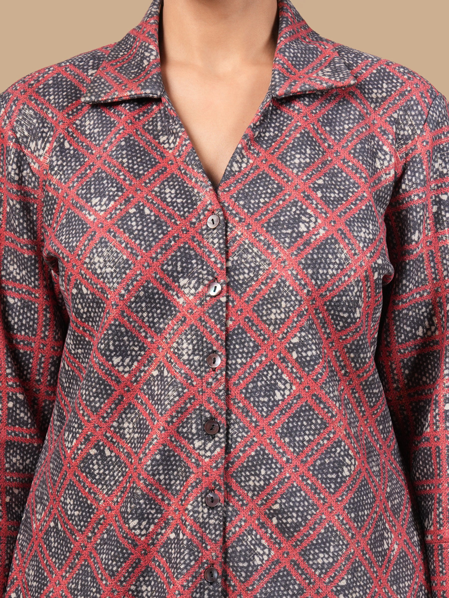 FOIL BIAS CHECK COBRA  SHIRT