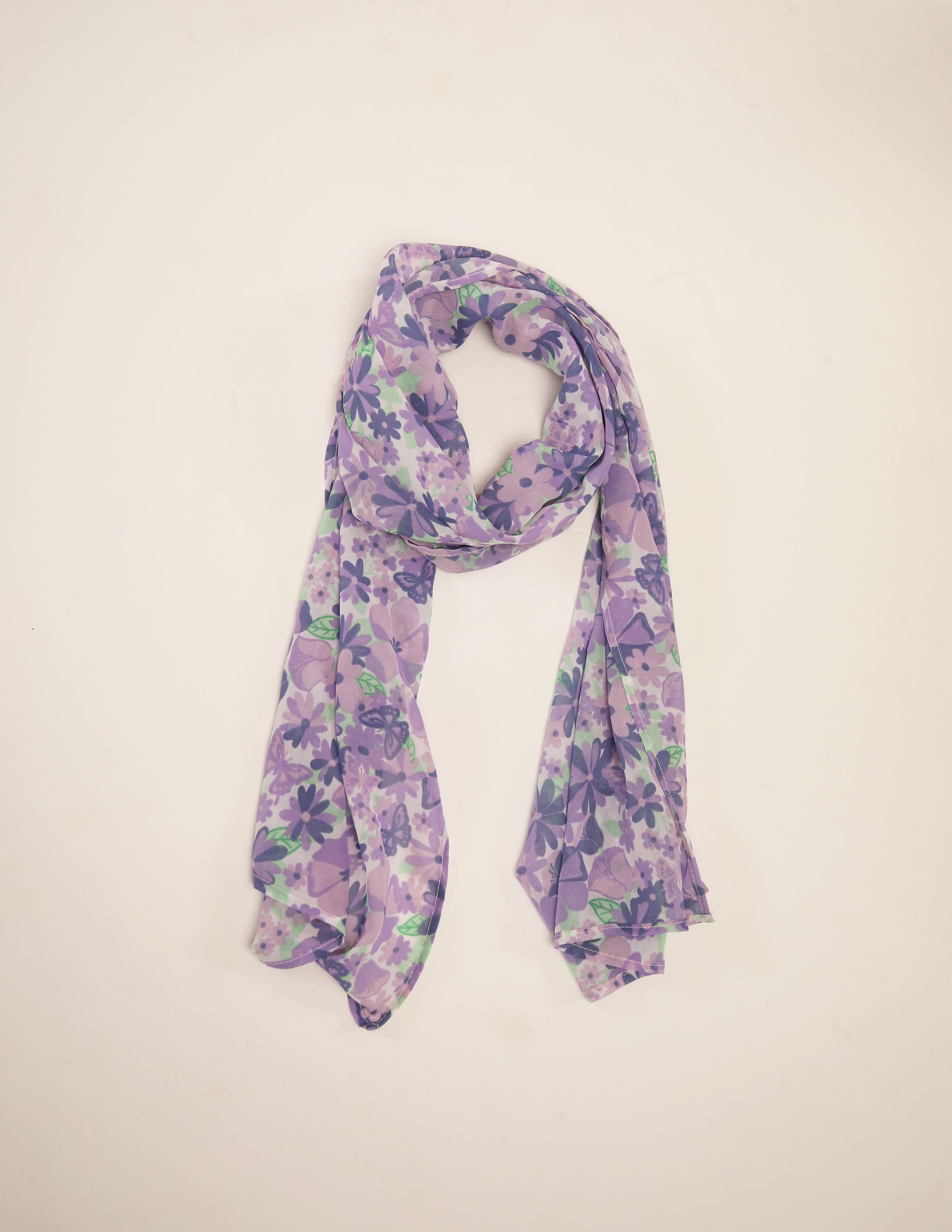 Lavender Bloom Scarf