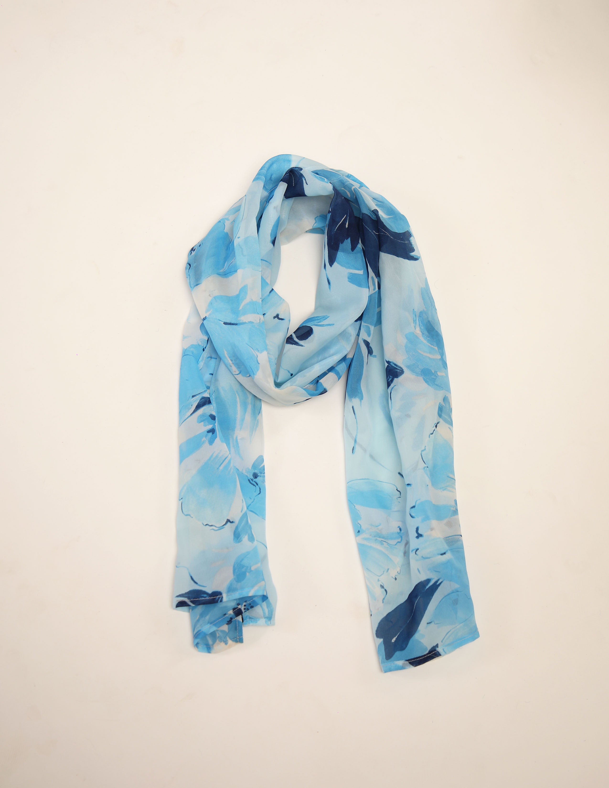Azure Bloom Scarf