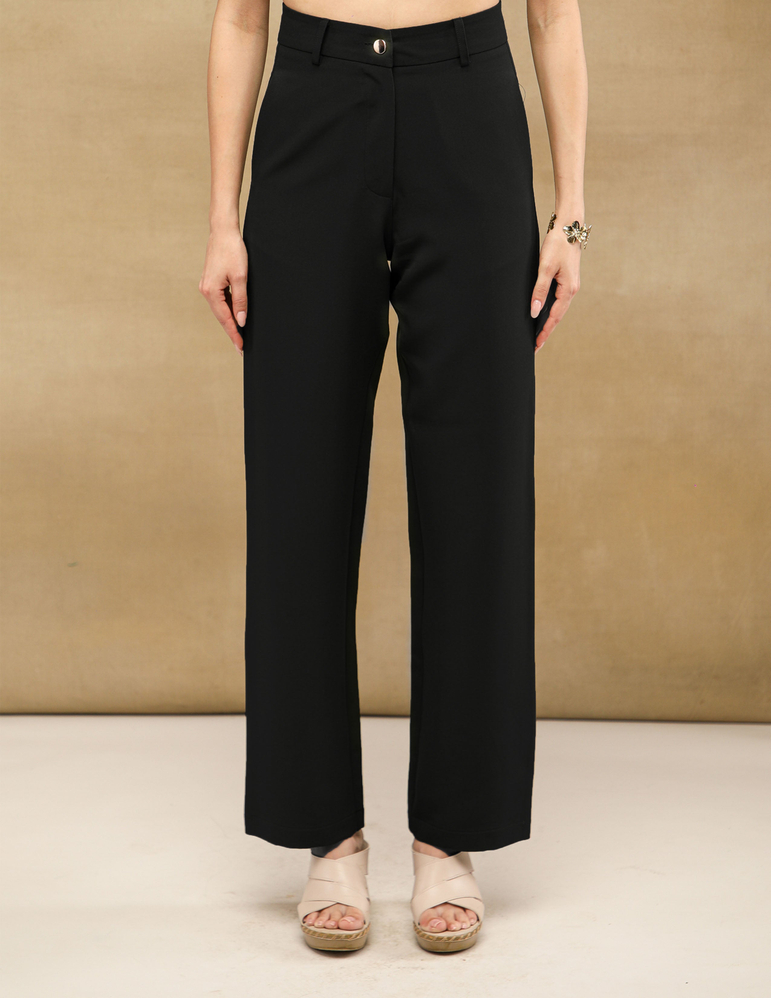 Black High Waist Pants