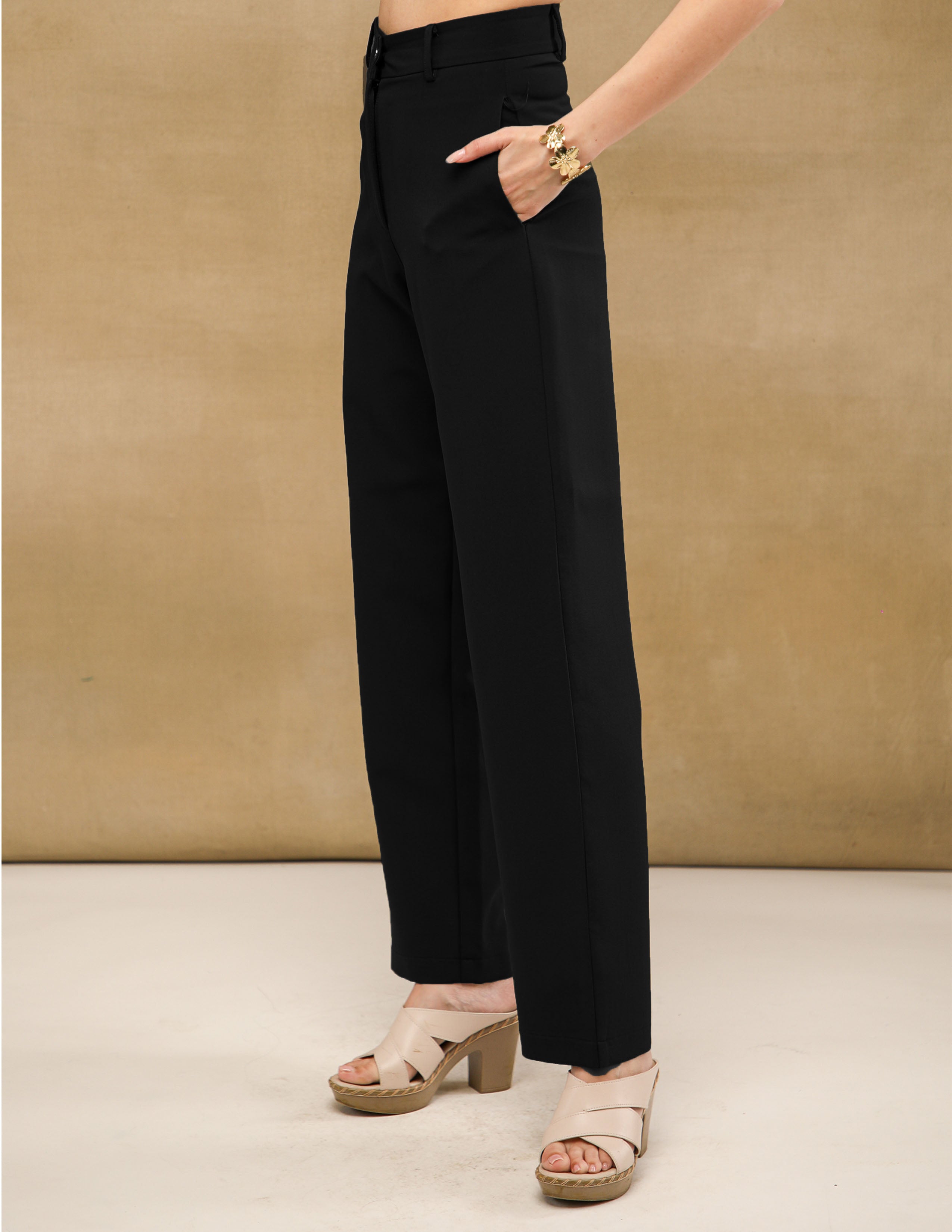 Black High Waist Pants
