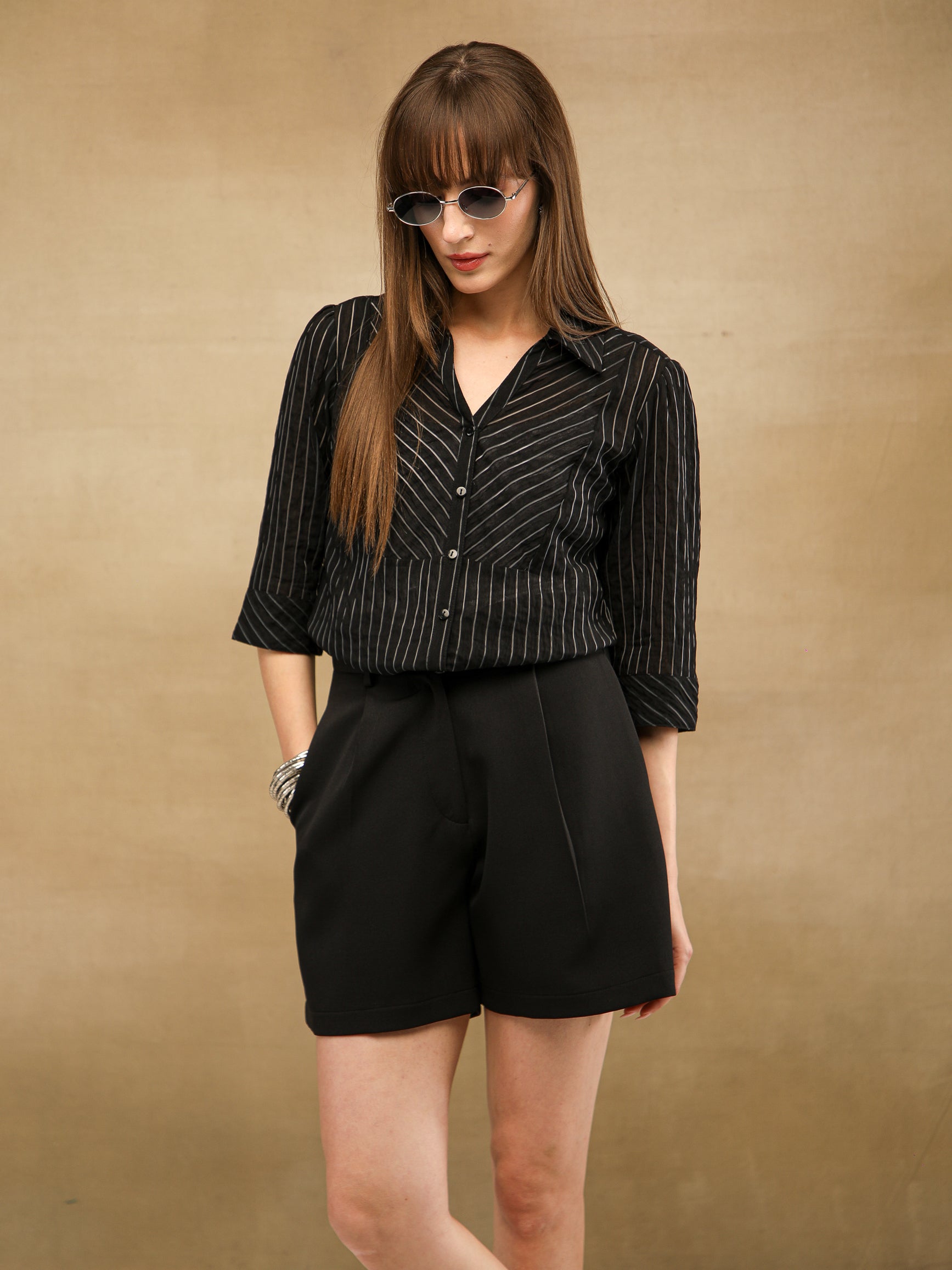Tailored Black Shorts
