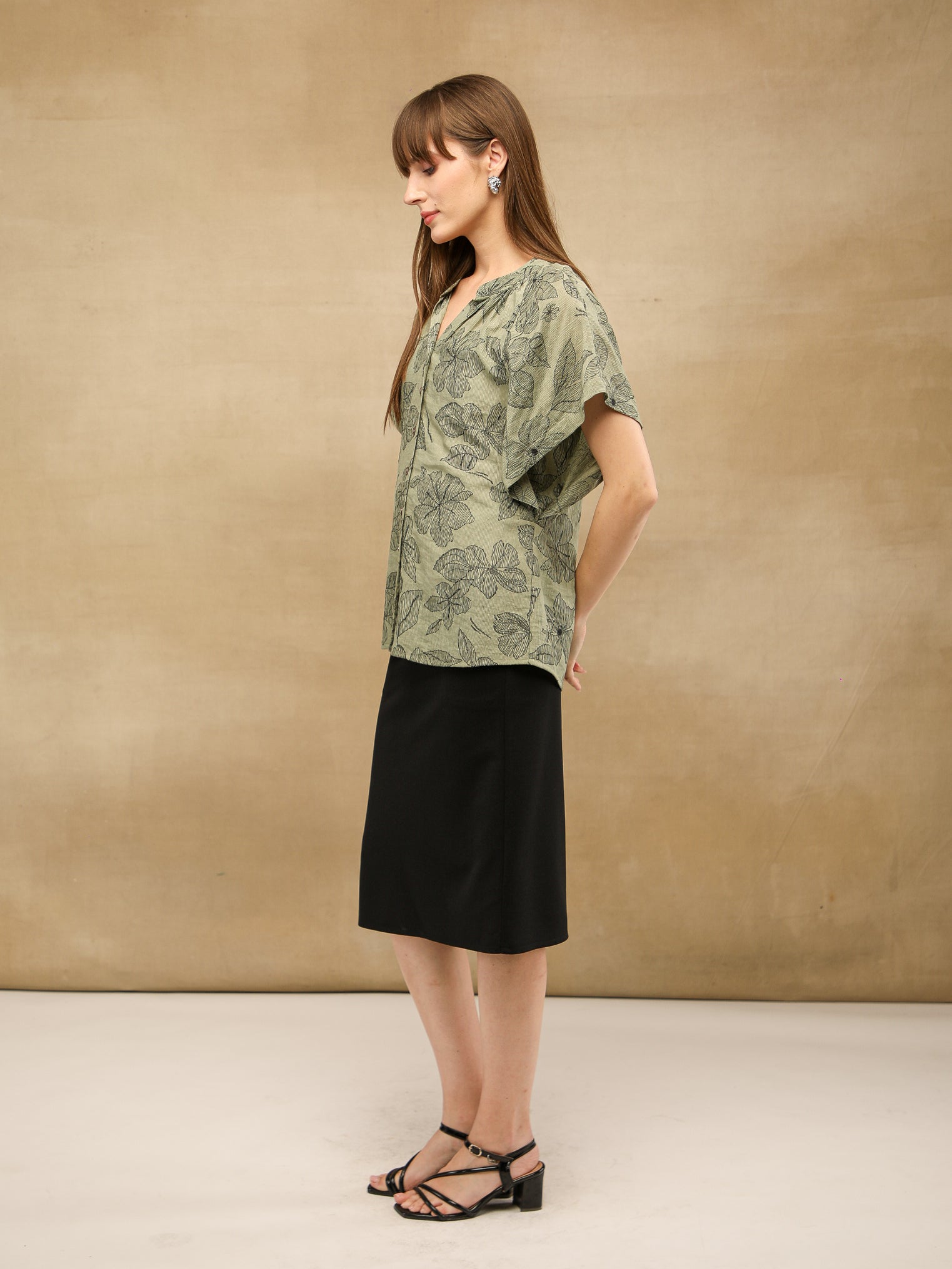 Olive Ink Top