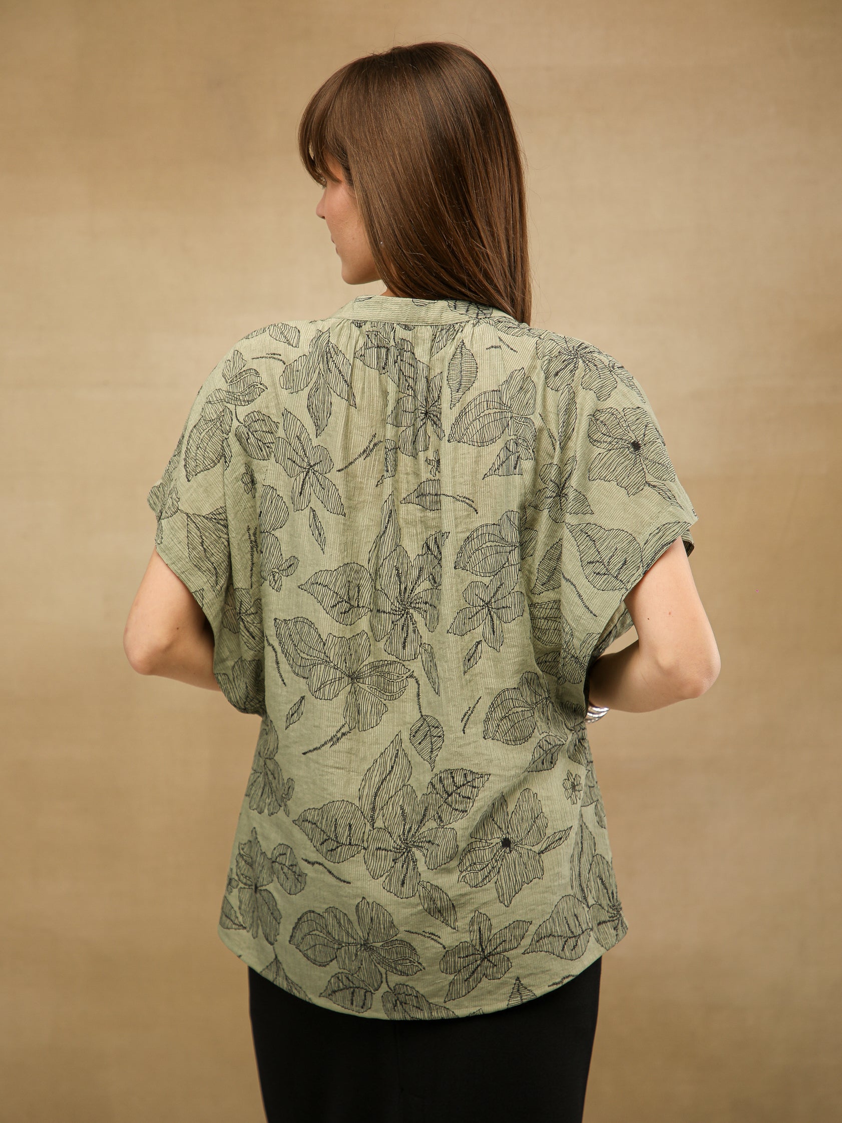 Olive Ink Top