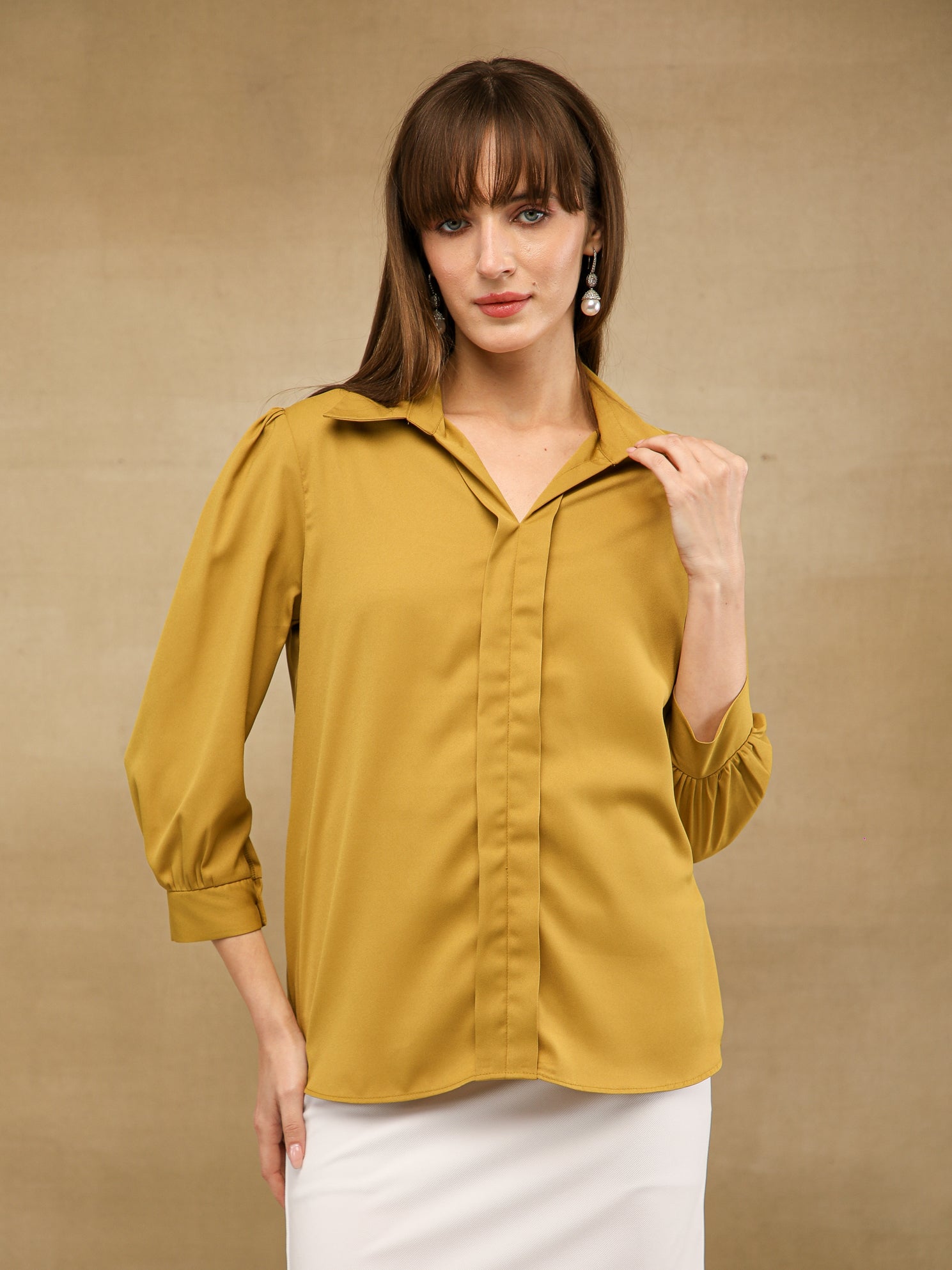 Sunlit Placket Top