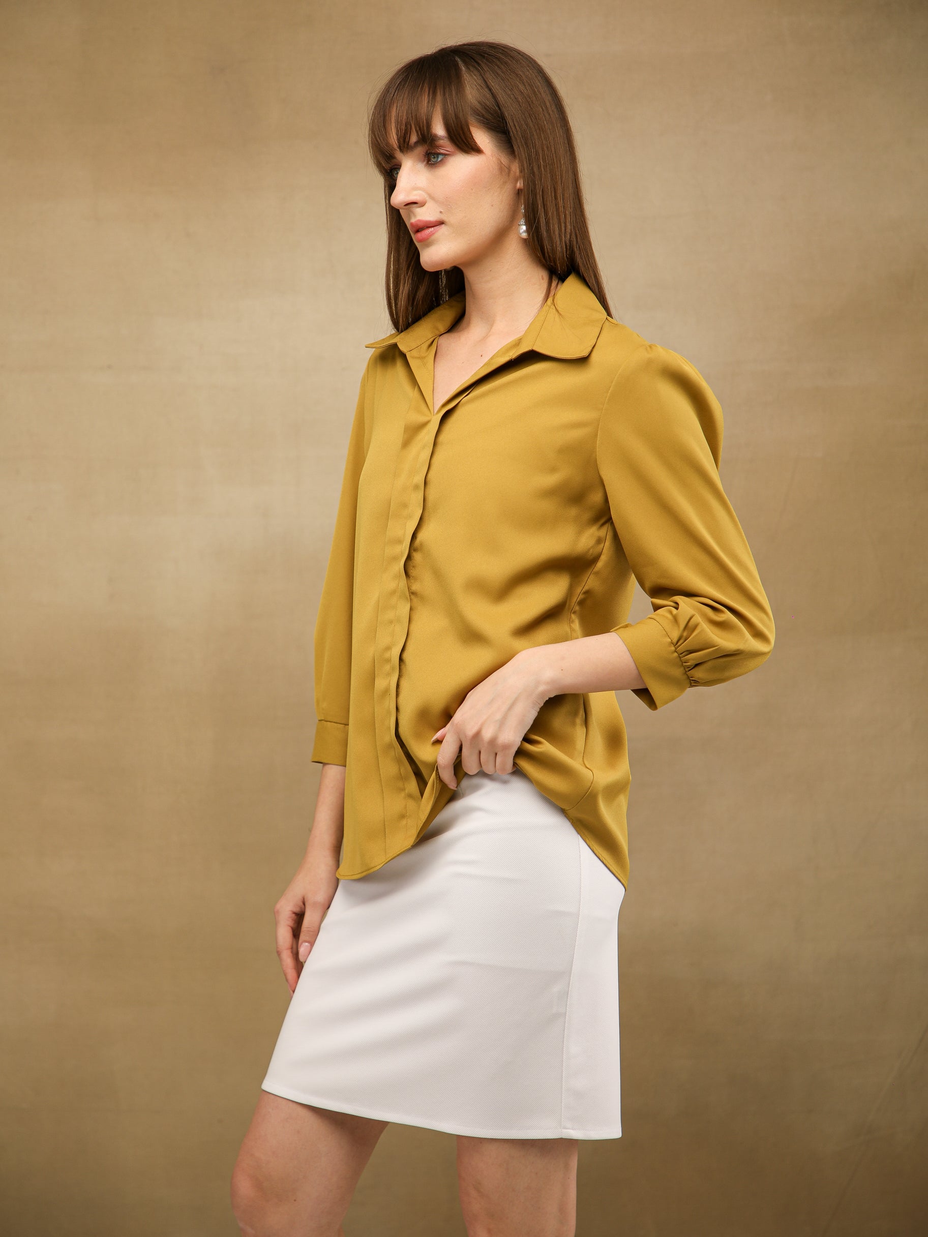 Sunlit Placket Top
