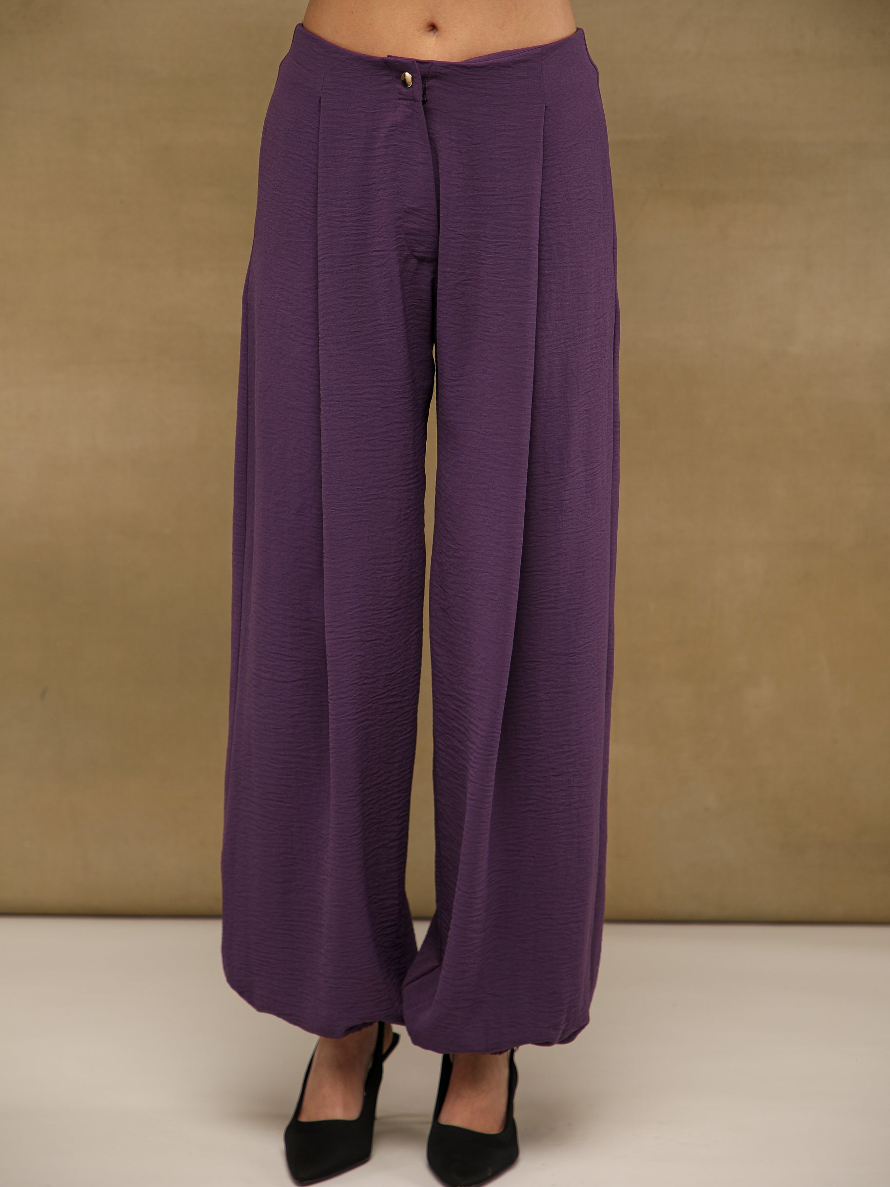 Flutter Sleeve Purple Co-ord Set
