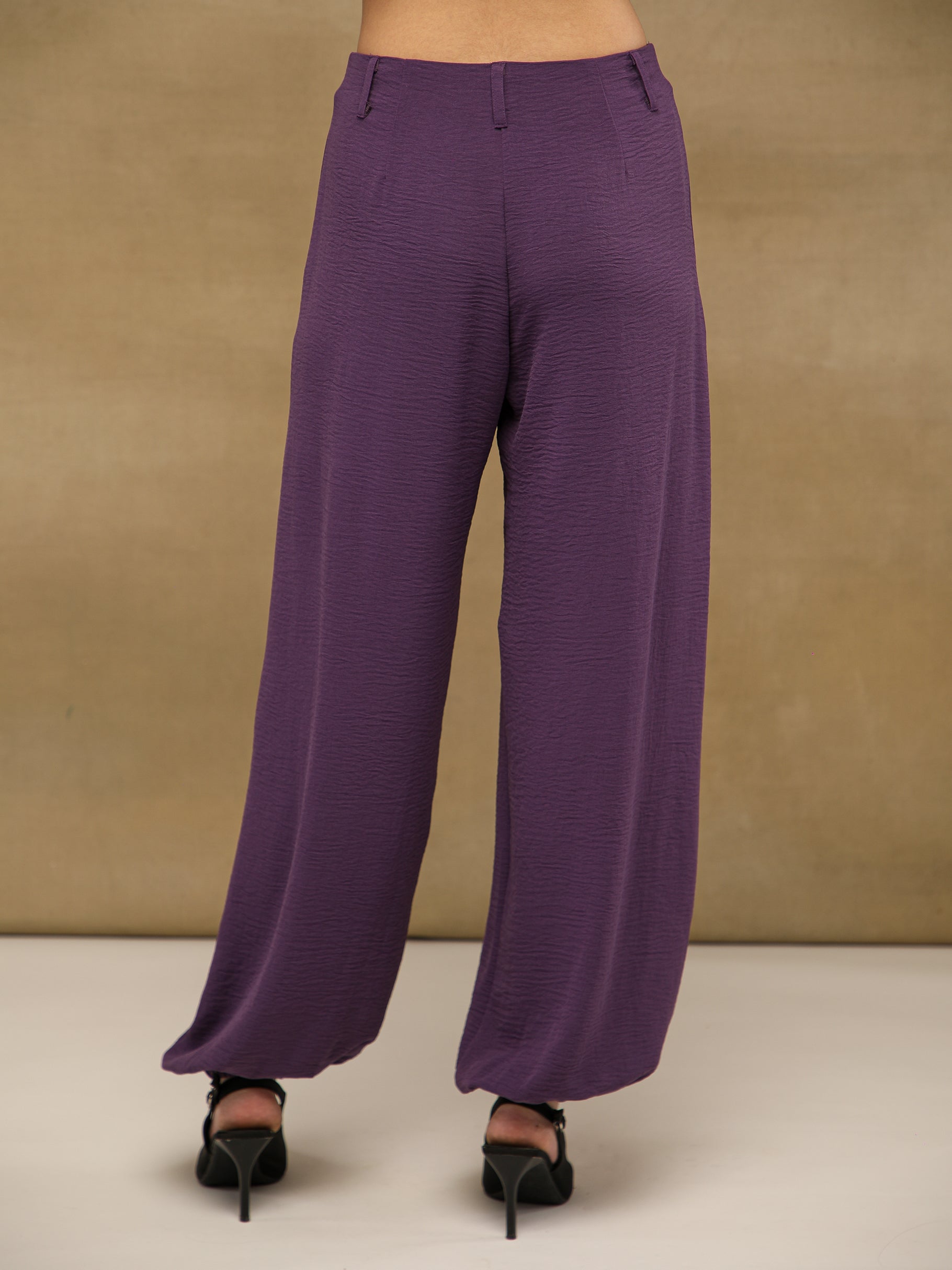 Flutter Sleeve Purple Co-ord Set