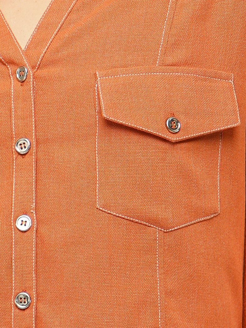 Linen Melange Sunset Shirt