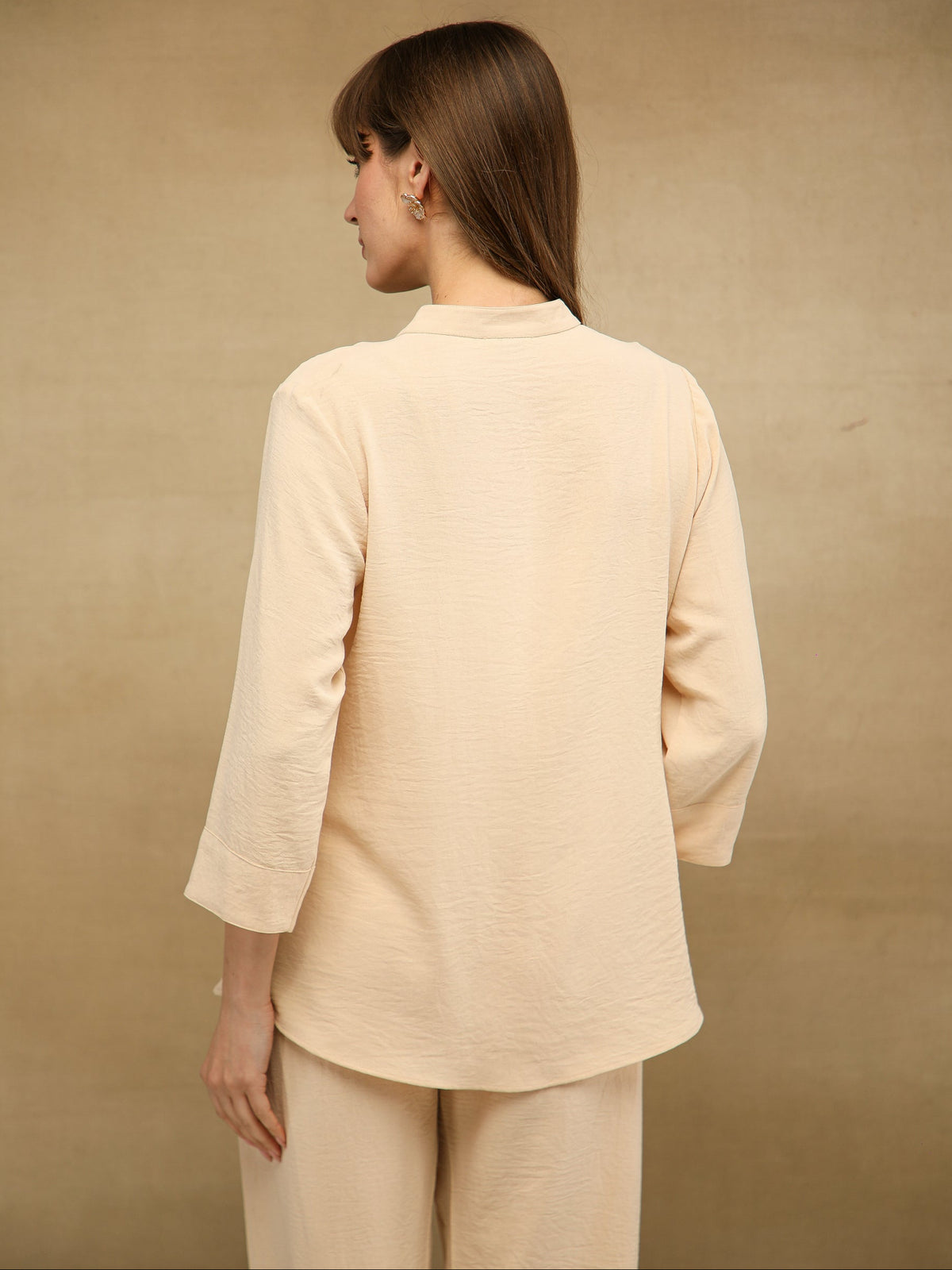 Beige Blossom Shirt