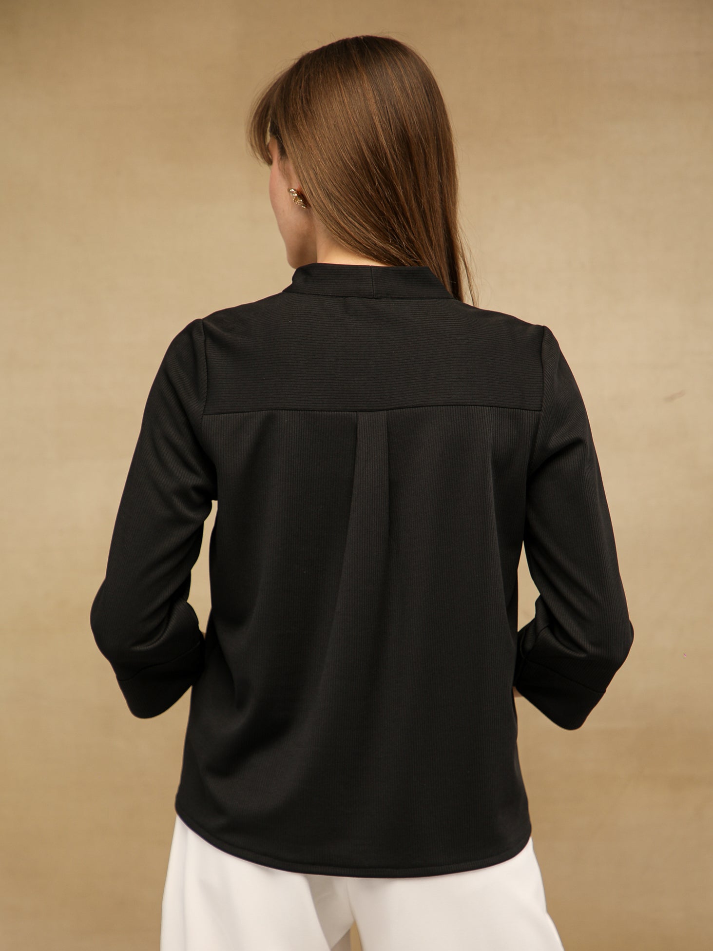 Front Tie Black Top